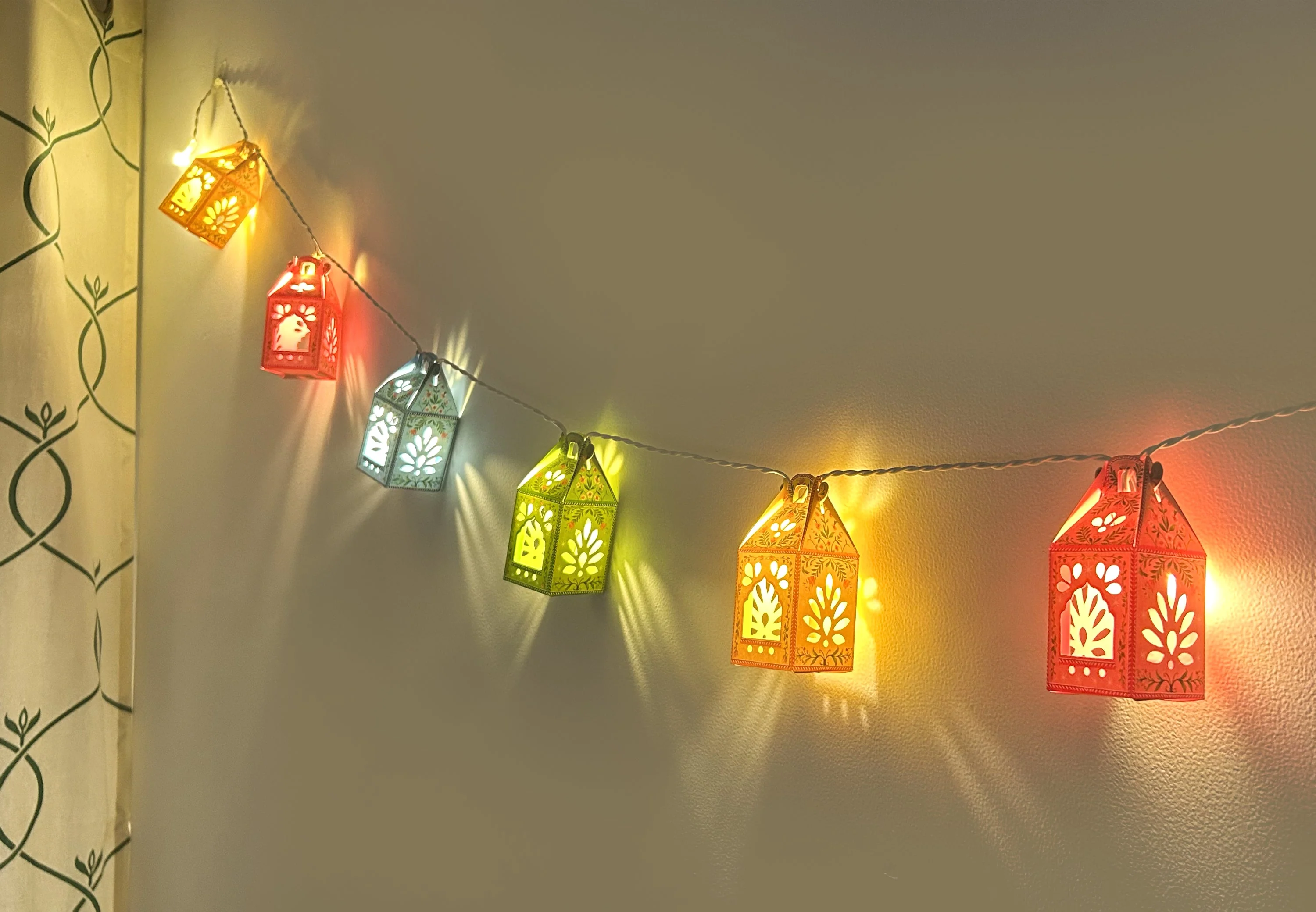 Paper Mini Lanterns Colourful Fairy Lights - Image 4