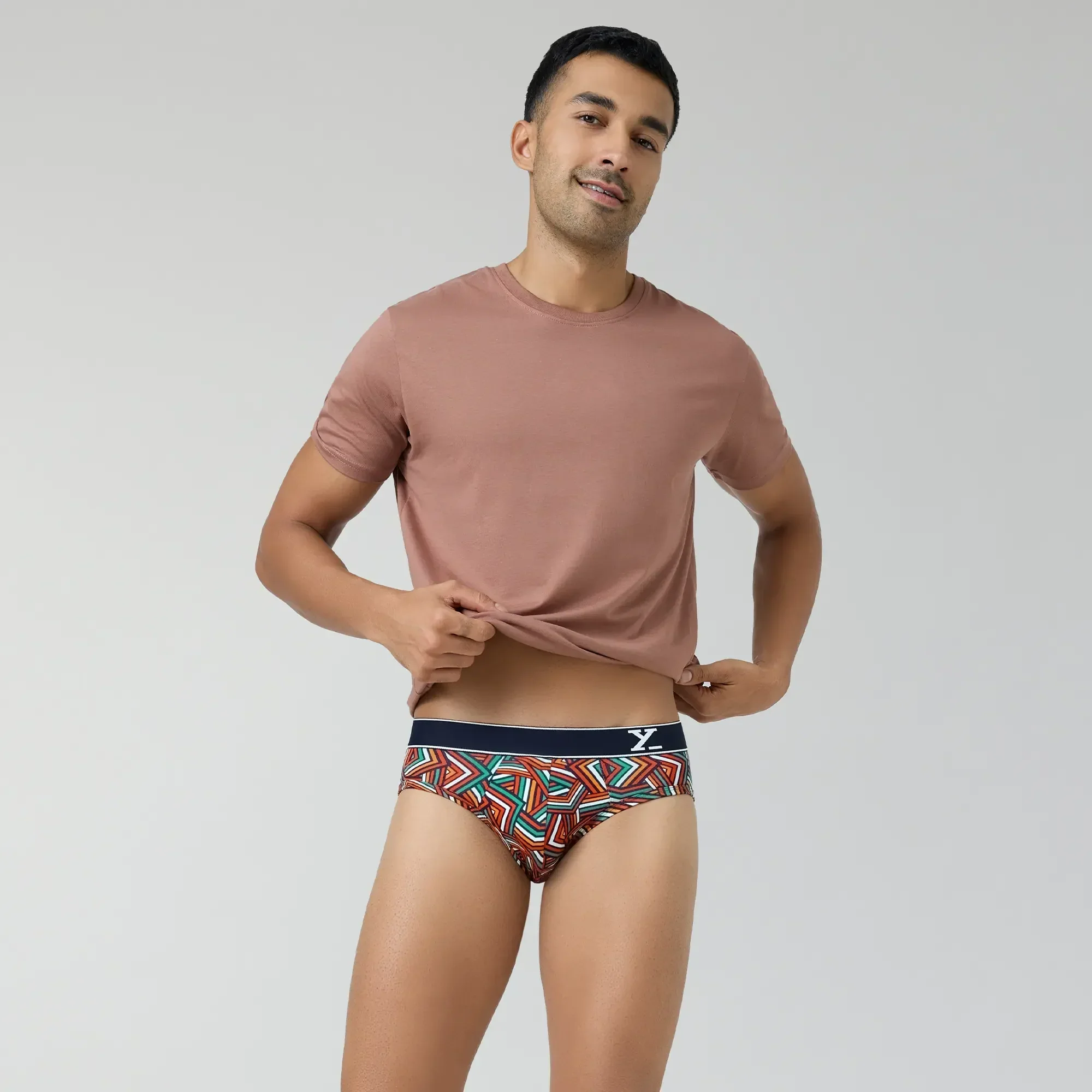 Parallax Cotton Briefs Yellow Stripes - Image 3