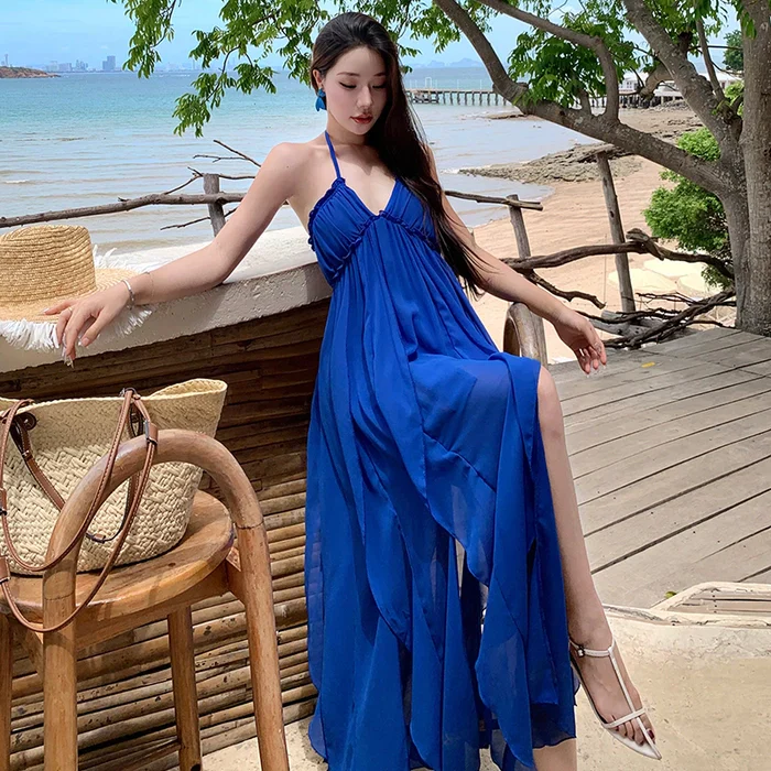 Paris Flared Beach Dress - Image 2