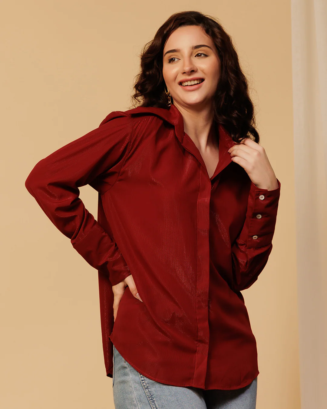 Party Shimmer Shirt for Women – Glam & Glitzy Look - Image 13