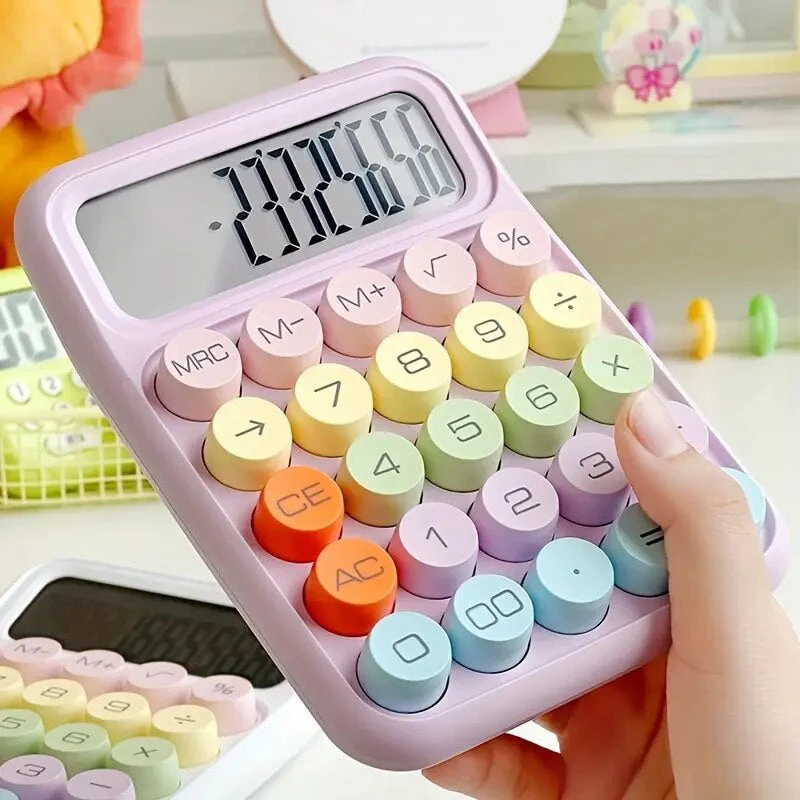 Pastel: Cute & Quirky Aesthetic Calculator with 12-Digit Display, Large Buttons & Pastel Color Design for Office & Students - Image 12