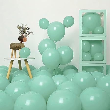 Pastel Green Balloons decoration for boys & girls-50 pcs