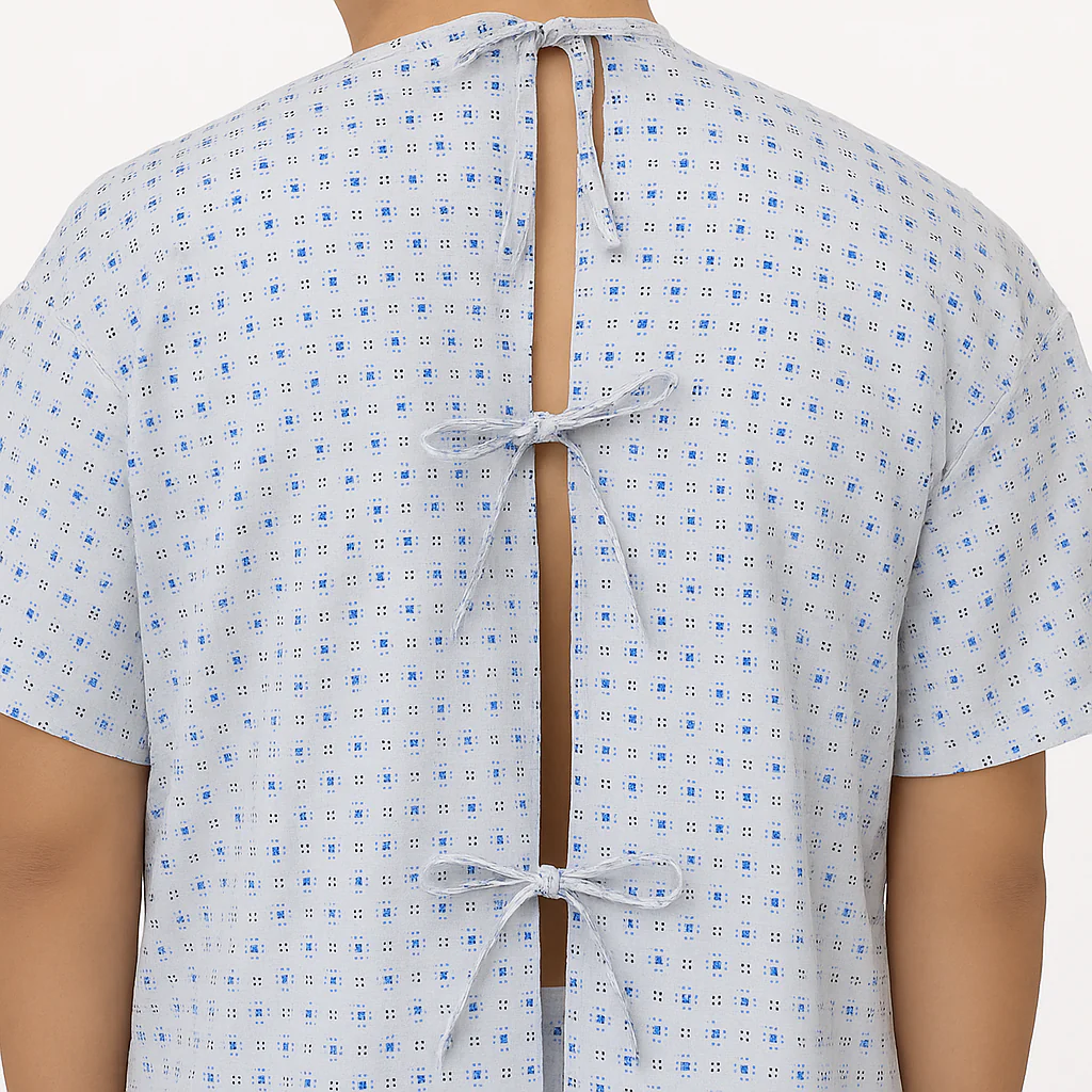 Patient Gown Unisex - Back Open - OT/ICU Gowns - Image 2