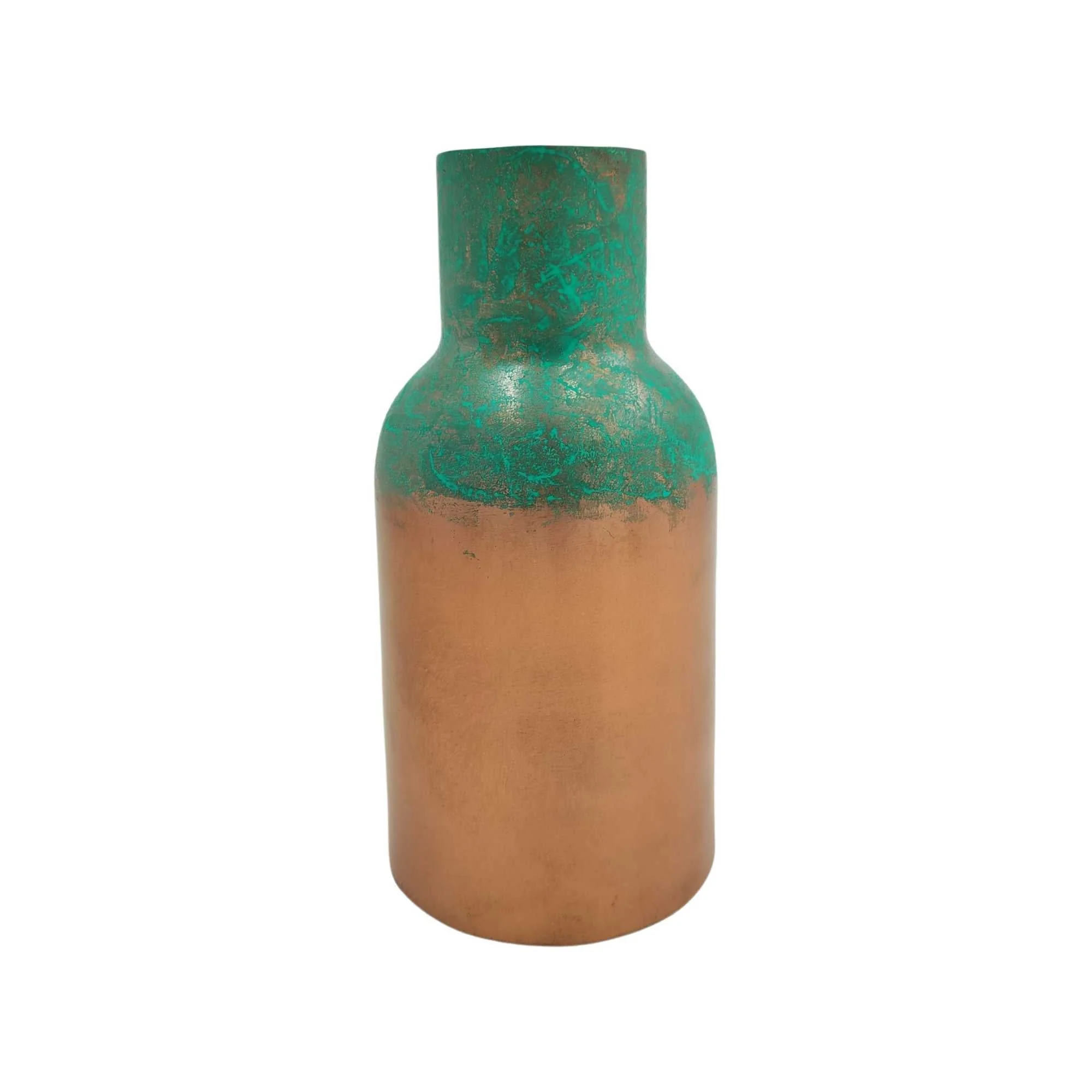Patina Jar Metal Vase - Image 15
