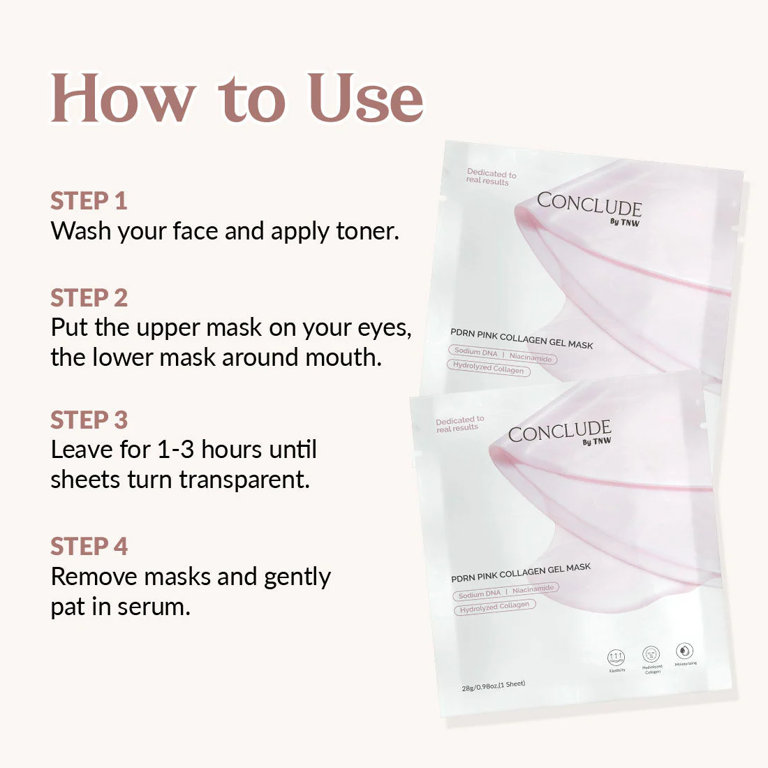 PDRN Pink Collagen Gel Mask | Rejuvenating, Hydrating & Radiance-Boosting | Made in Korea - Image 7