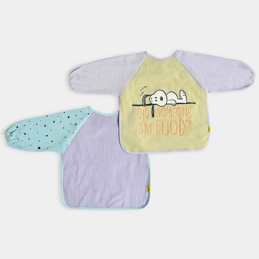 Peanuts™ Coverall Multicolor Full Sleeve Bib Boy Pack of 2 - Image 2