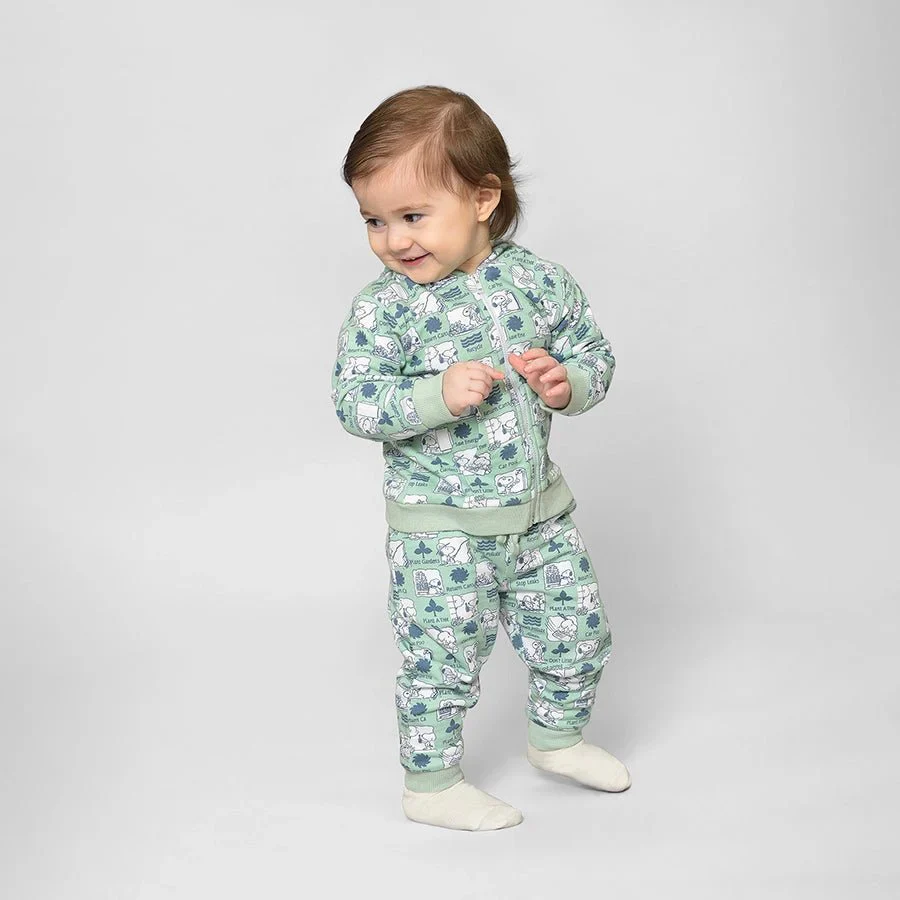 Peanuts™ Fleece Baby Sweatshirt with Pyjama Set for Kids - Image 13
