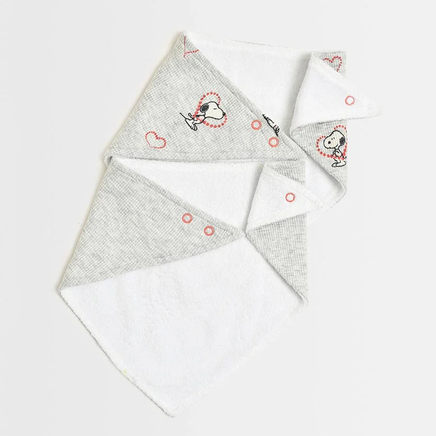 Peanuts™ Grey Printed Triangle Bibs (Pack of 2) - Image 9