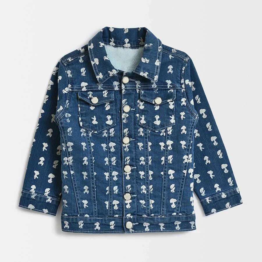 Peanuts™  Light Blue Baby Denim Jacket