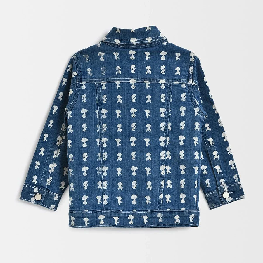 Peanuts™  Light Blue Baby Denim Jacket - Image 3