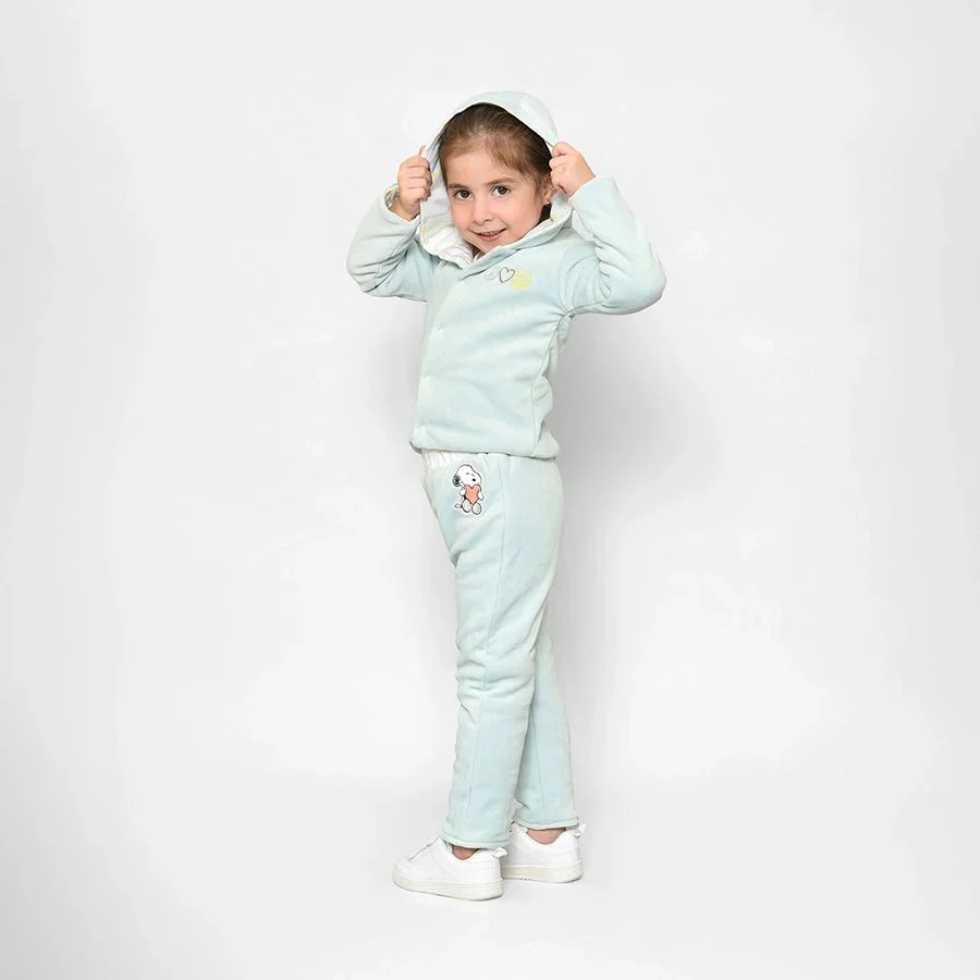 Peanuts™ Printed White Reversible Baby Hooded Jacket - Image 9