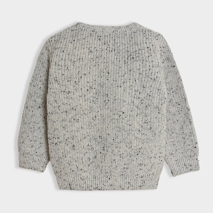 Peanuts™ Snoopy Pattern Chunky Sweater Grey - Image 3
