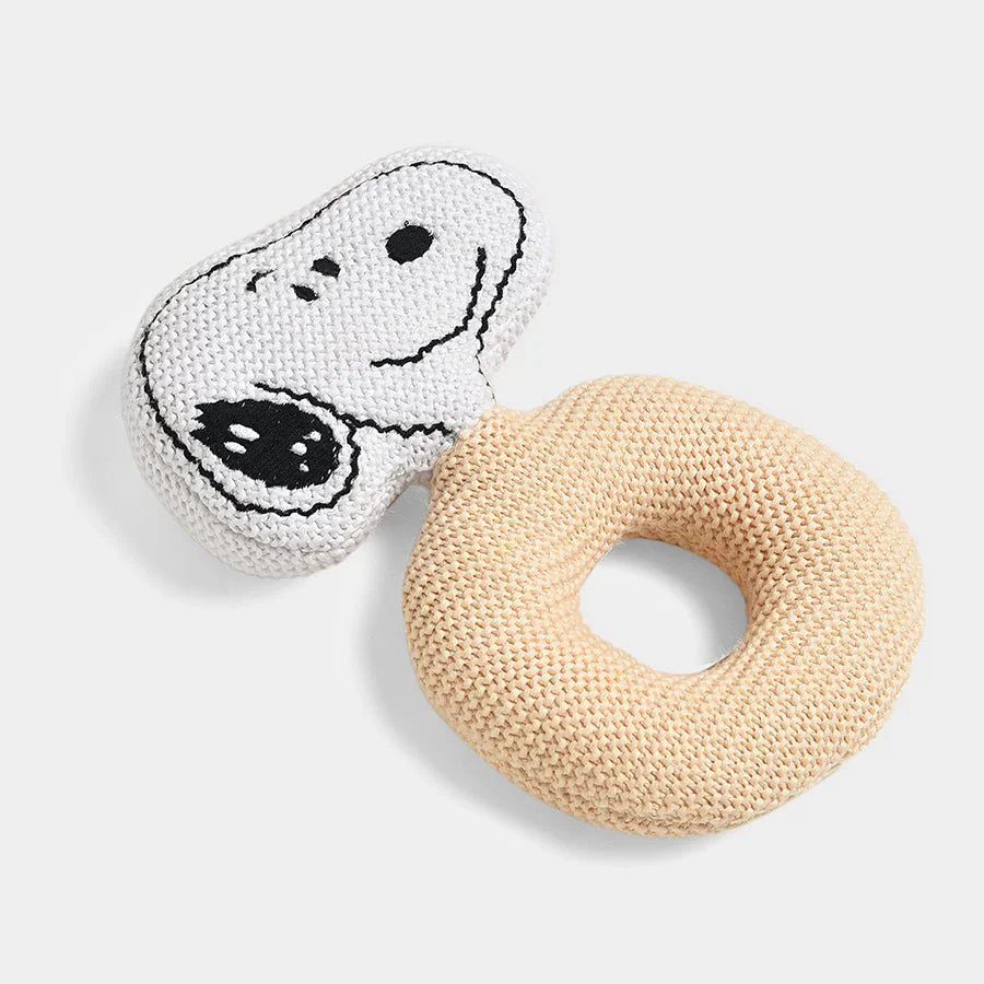 Peanuts™  Snoopy Ring Rattle Toy Peach - Image 3
