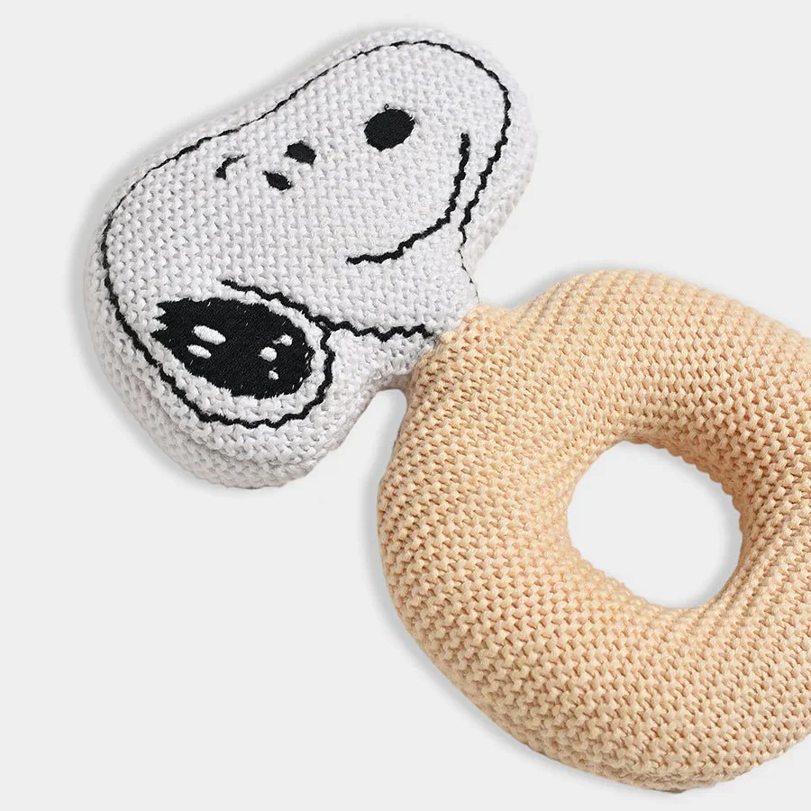 Peanuts™  Snoopy Ring Rattle Toy Peach - Image 4
