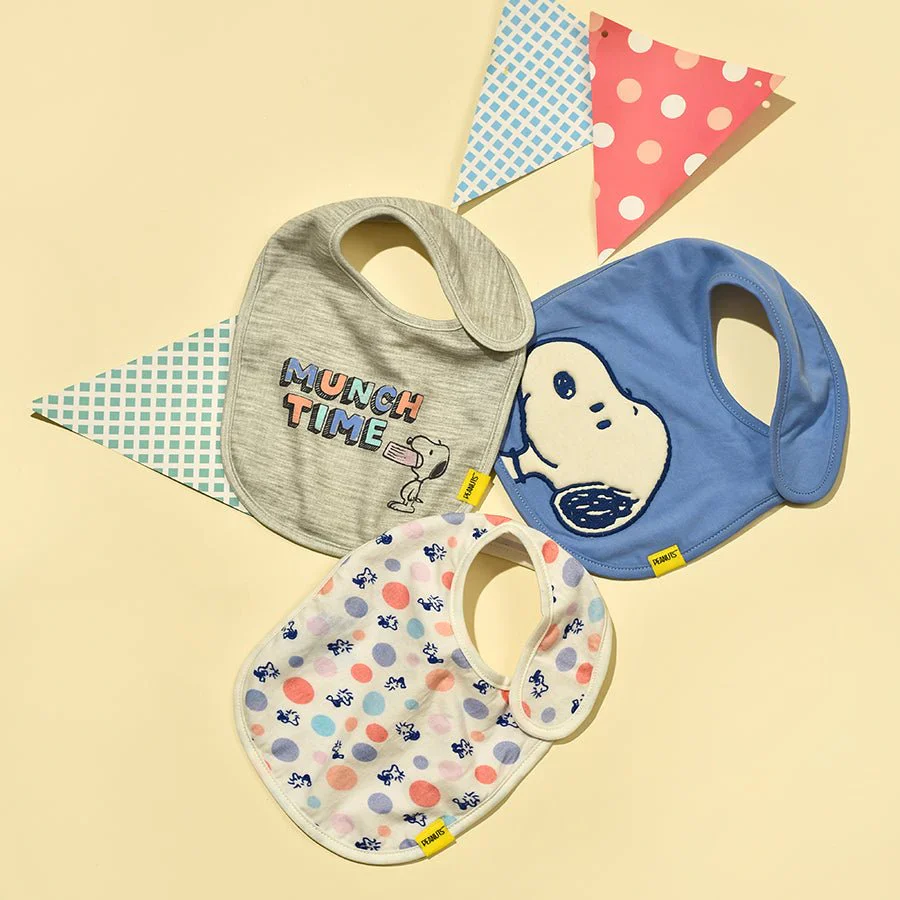Peanuts™  Snoopy Toddler Bibs Pack of 3 - Image 3