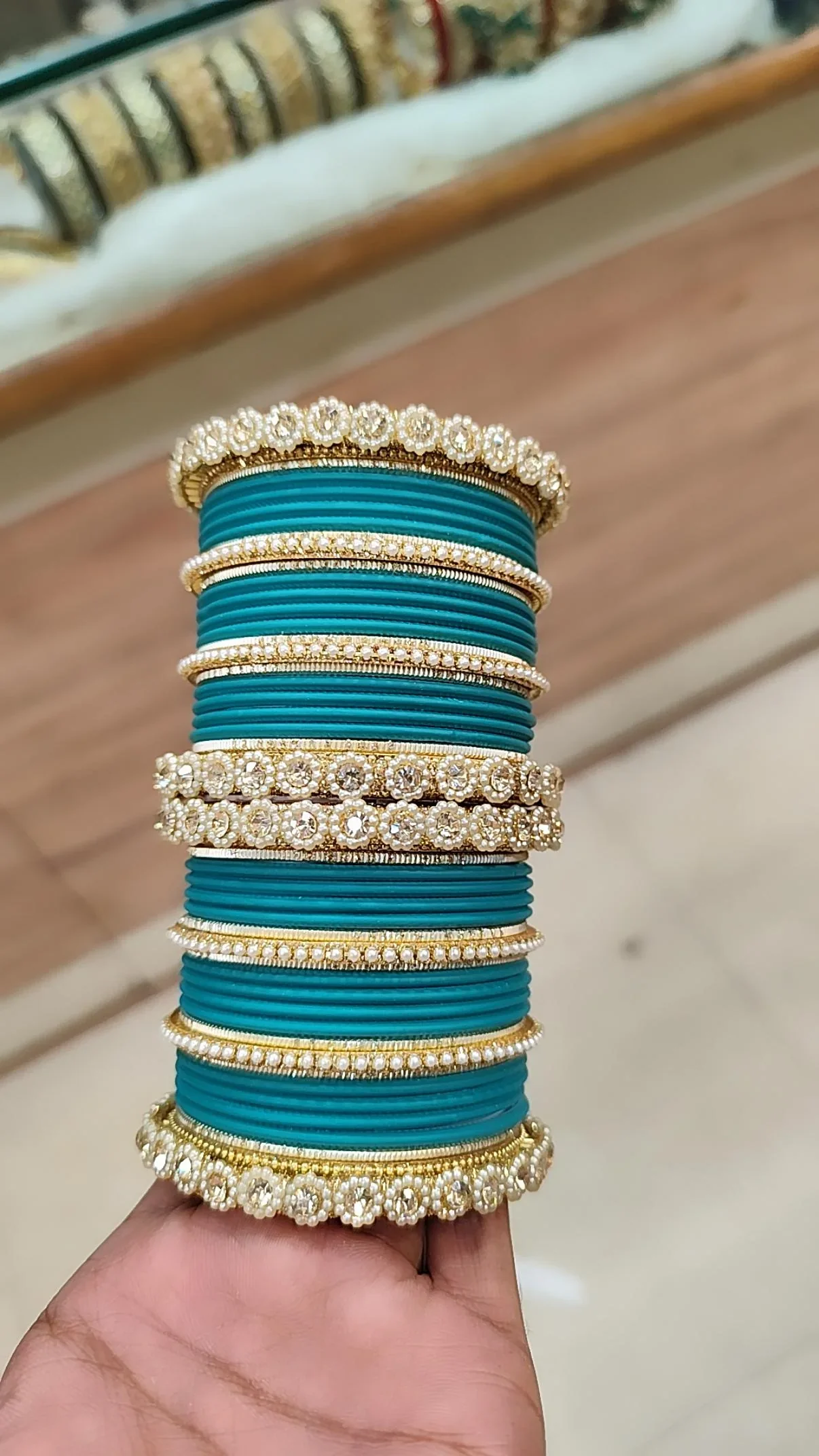 Pearl bangles set - Image 3