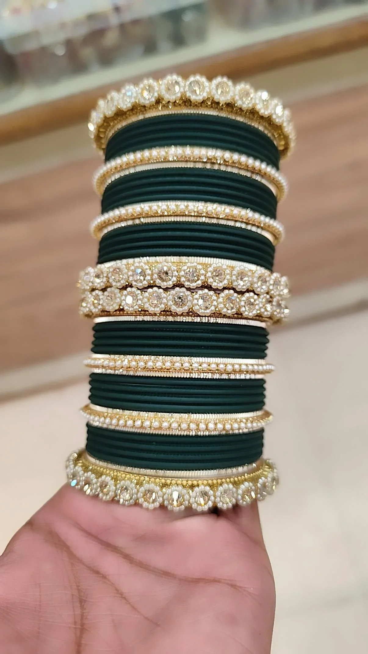 Pearl bangles set - Image 4