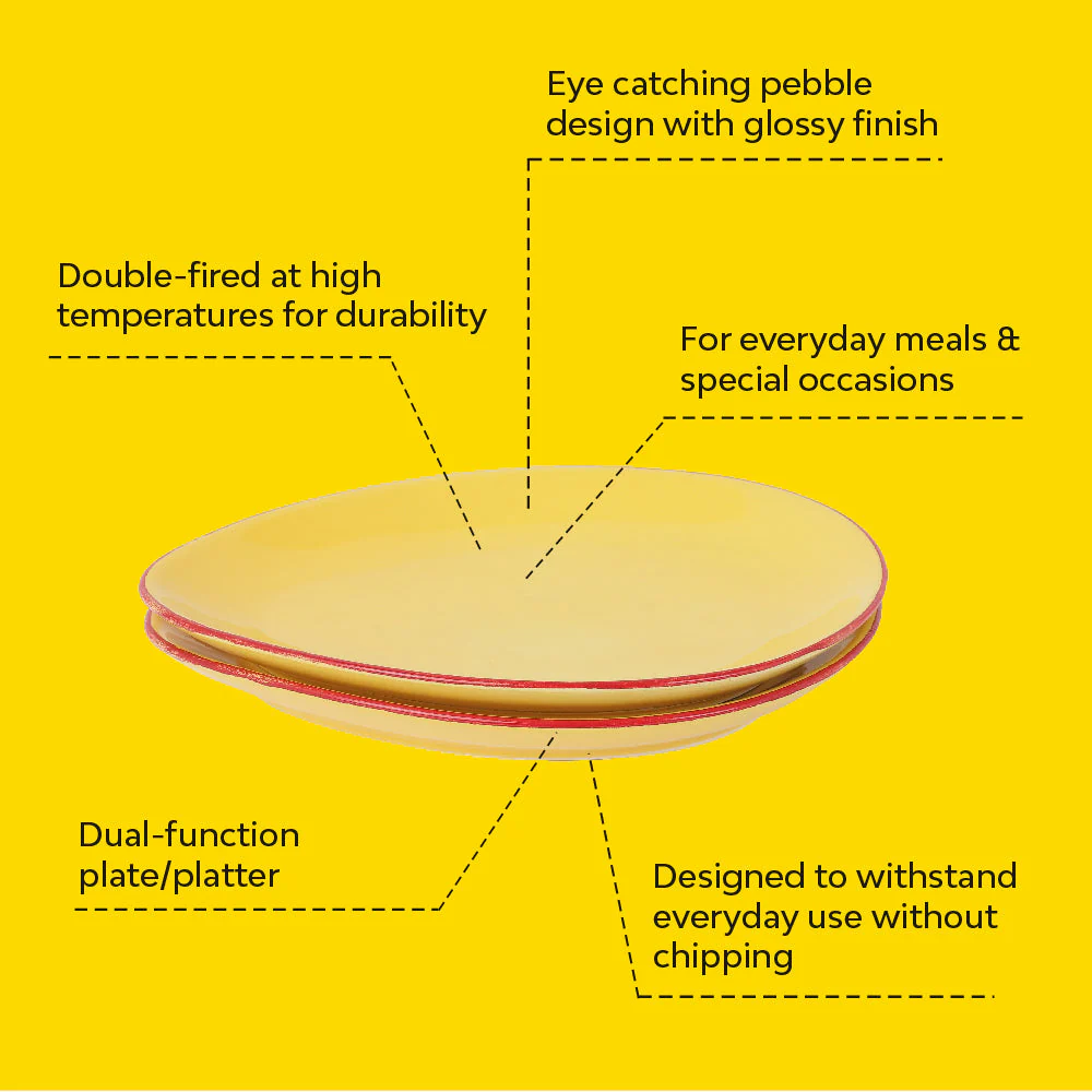 Pebble Dinner Plate | Set Of 2 - Image 8