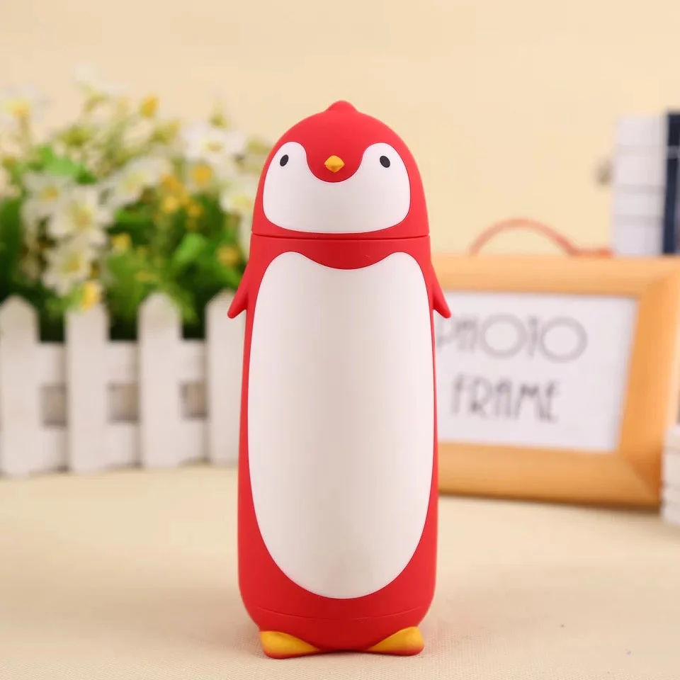 PengiSip: Adorable 300ml Penguin Thermos Bottle with Double-Walled Vacuum Insulation for Hot & Cold Drinks - Image 8