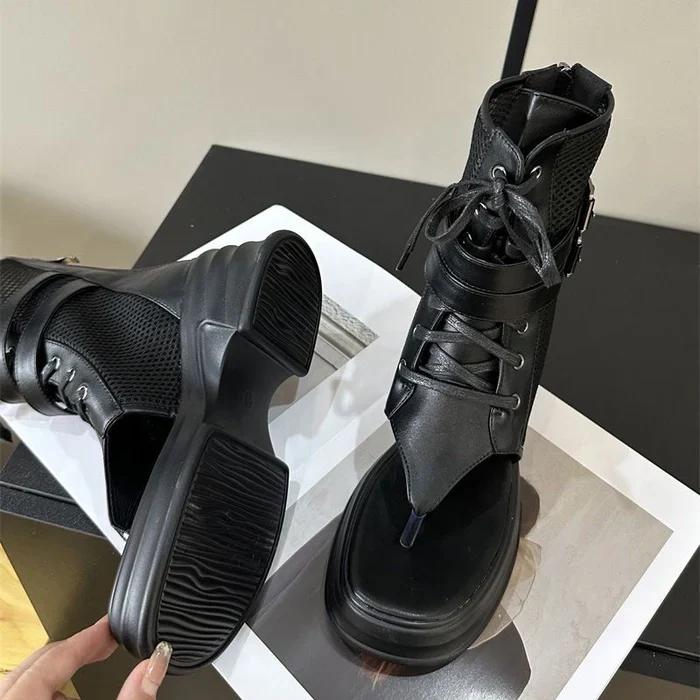 Pensy Mesh Gladiator Platforms - Image 7