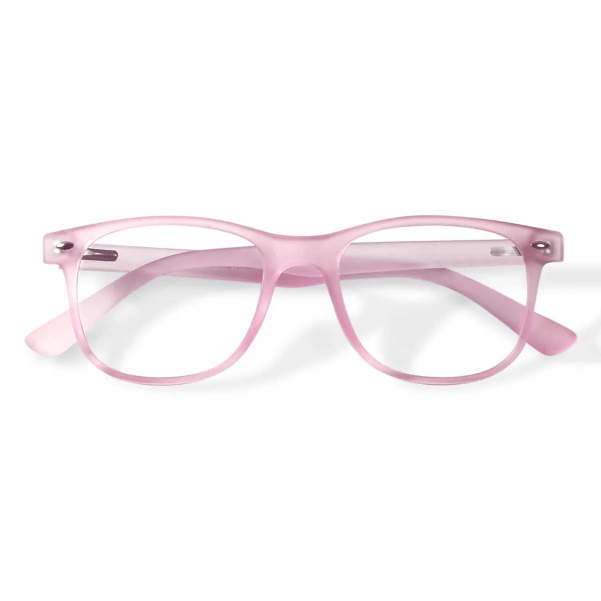 Peony Pink Wayfarer Blue Screen Glasses - Image 3