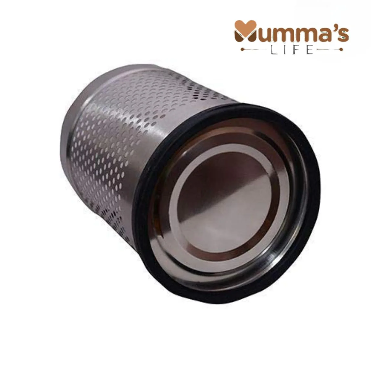 Perforated Stainless Steel Dustbin - Image 4