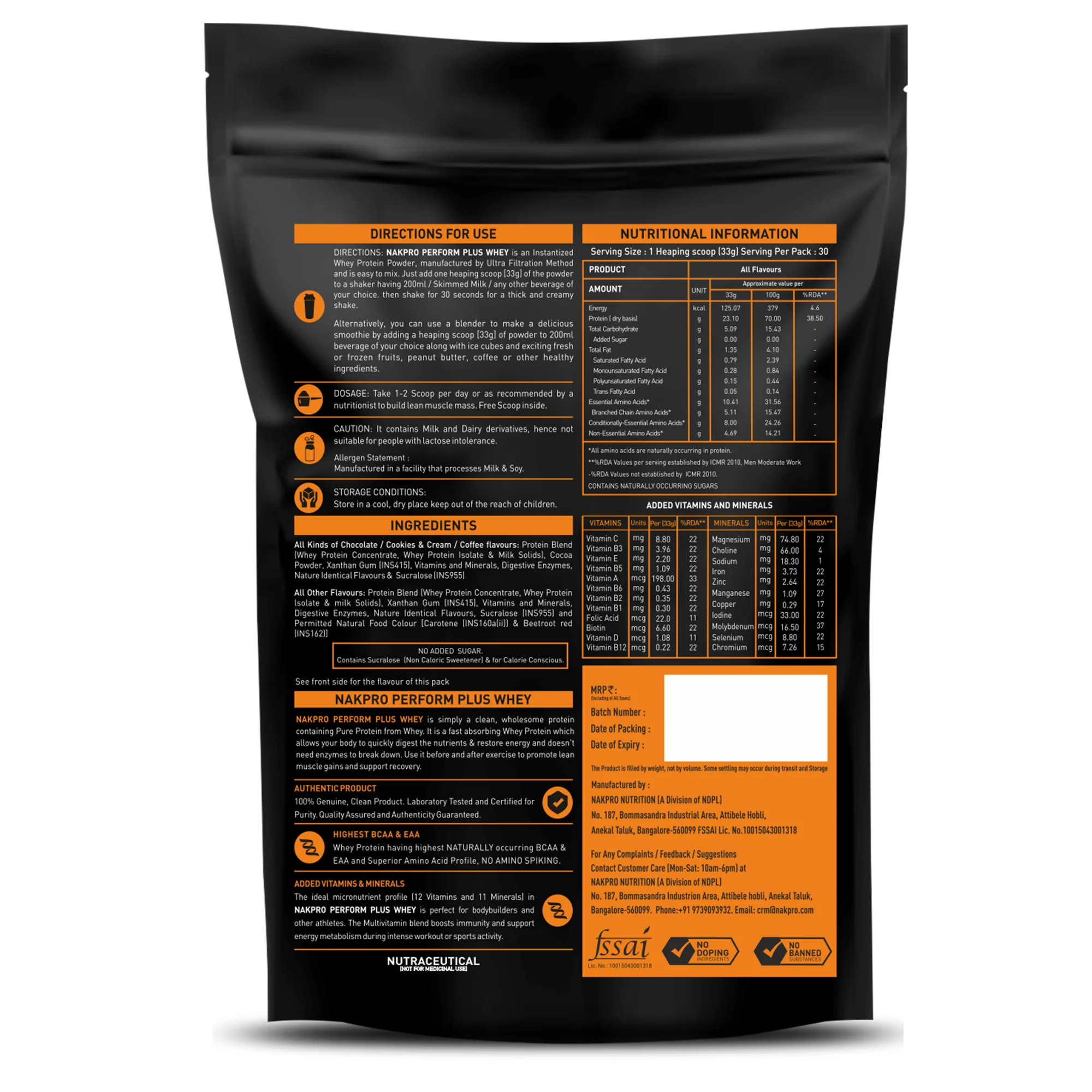 Perform Plus+ Whey Protein Concentrate - Image 100
