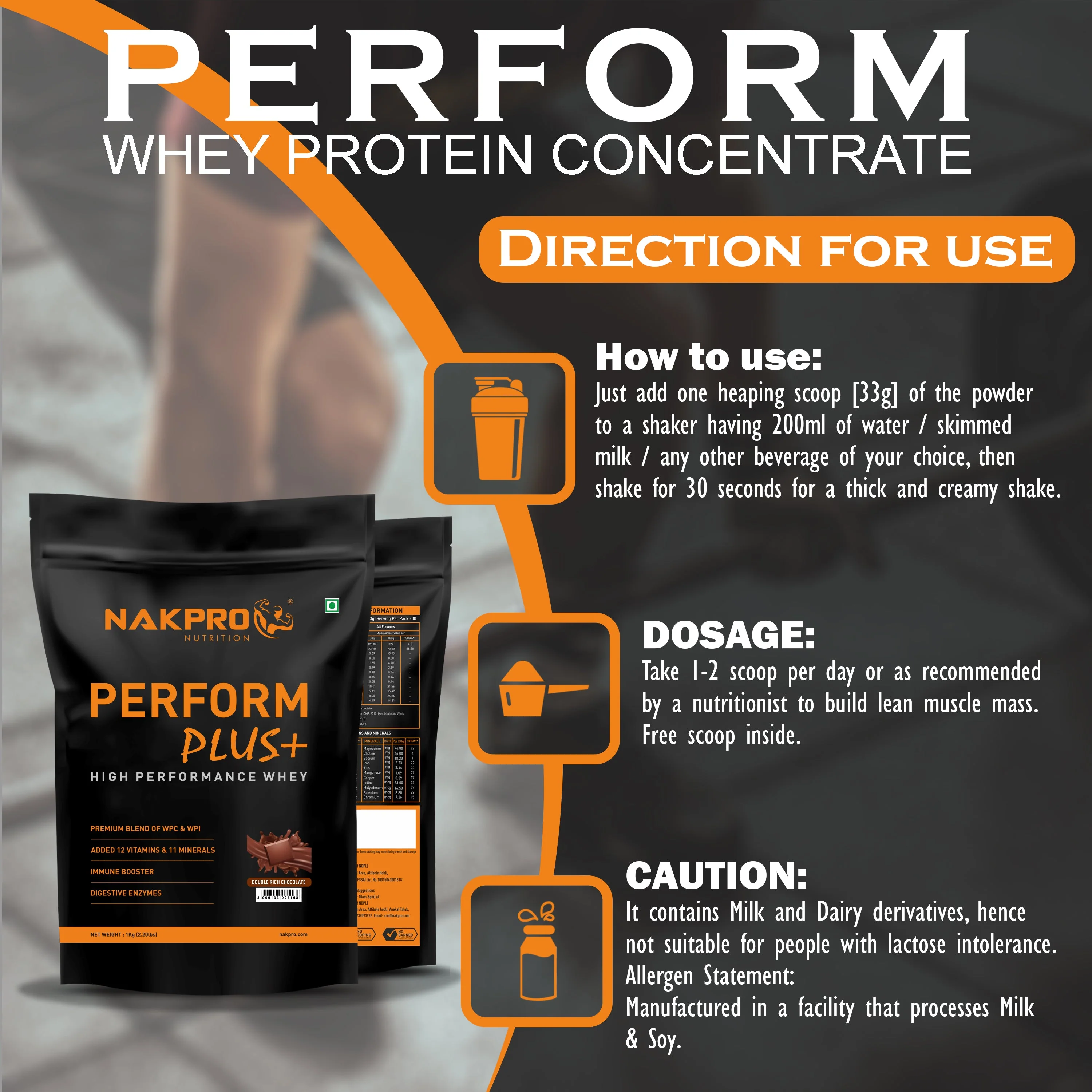 Perform Plus+ Whey Protein Concentrate - Image 57