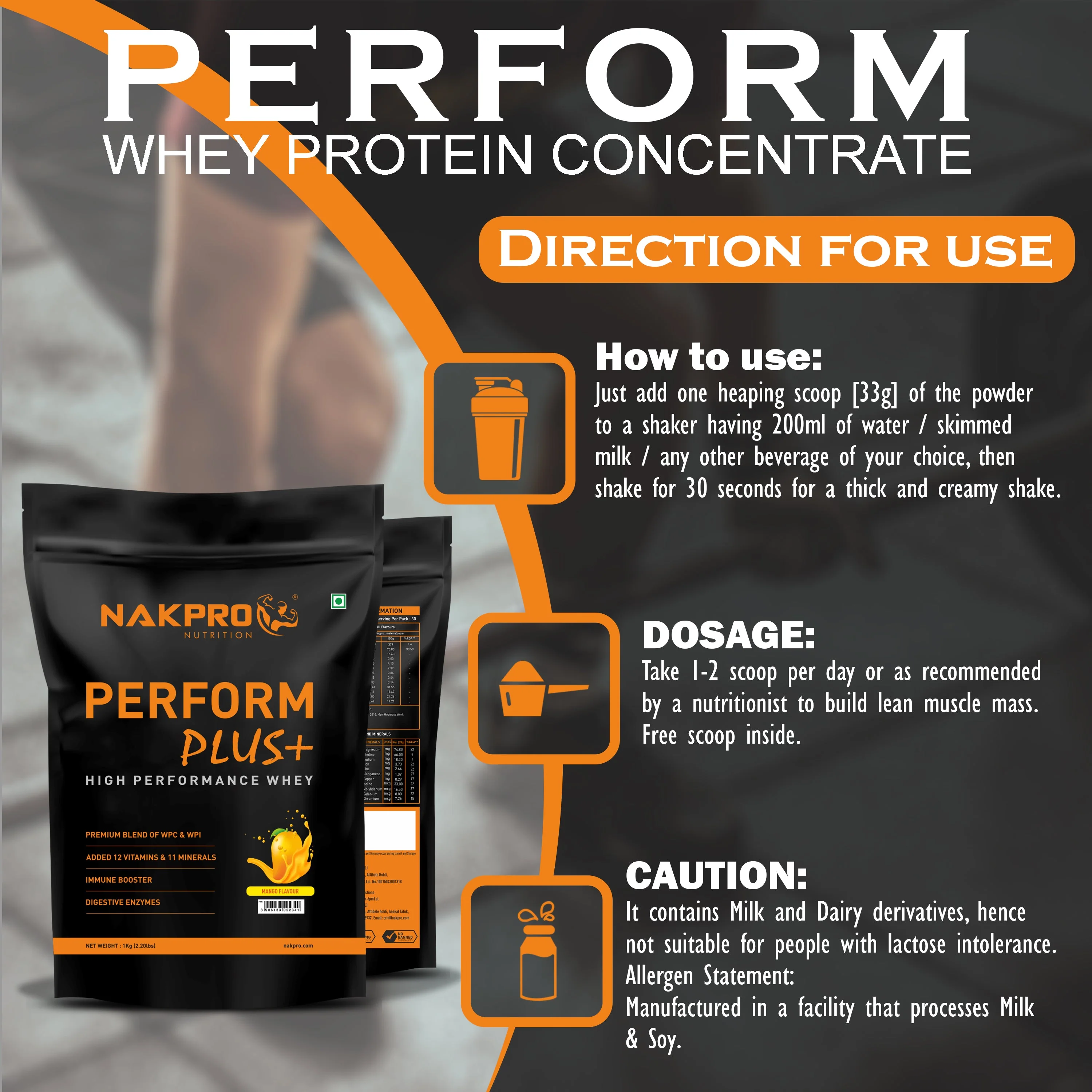 Perform Plus+ Whey Protein Concentrate - Image 63