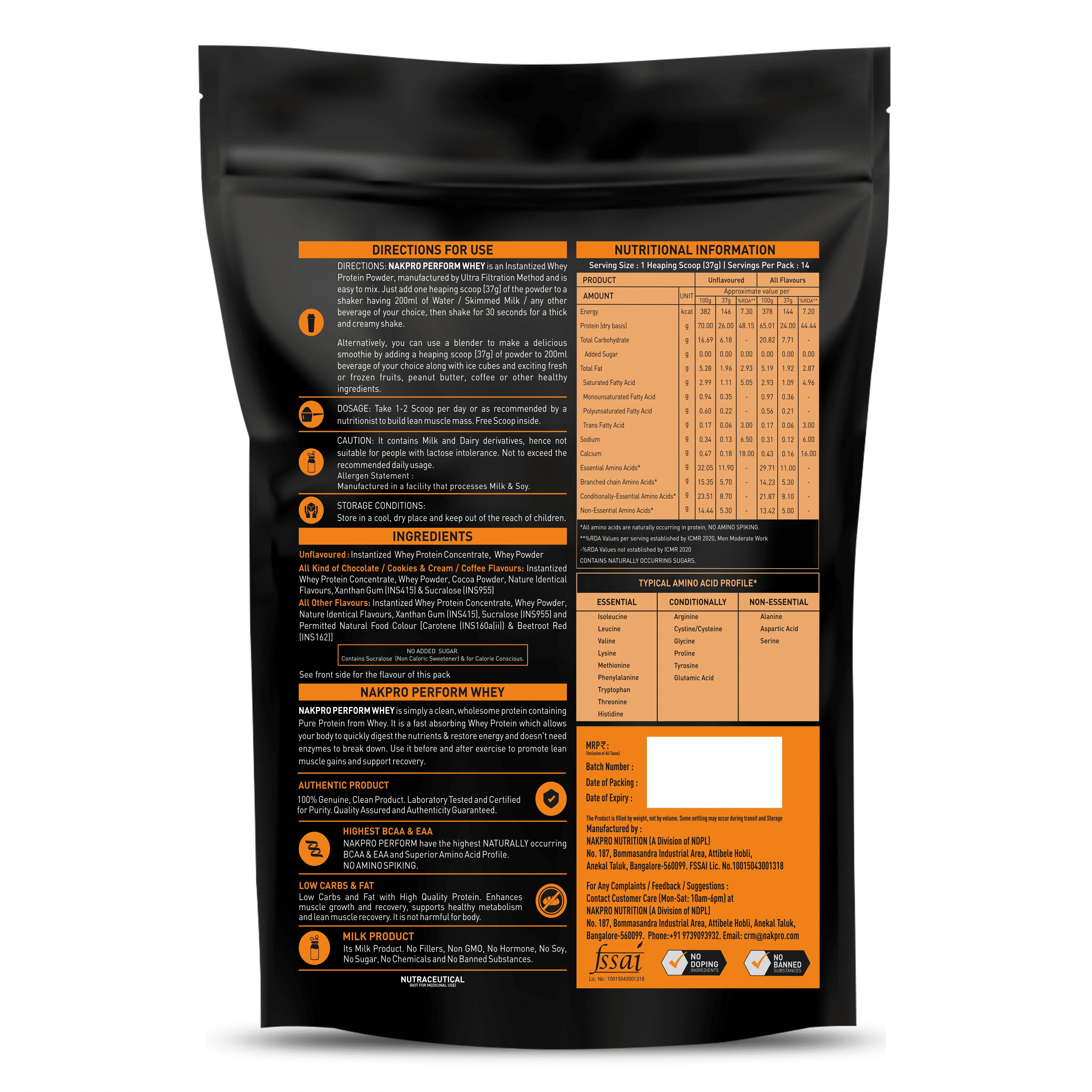 Perform Whey Protein Concentrate - Image 17