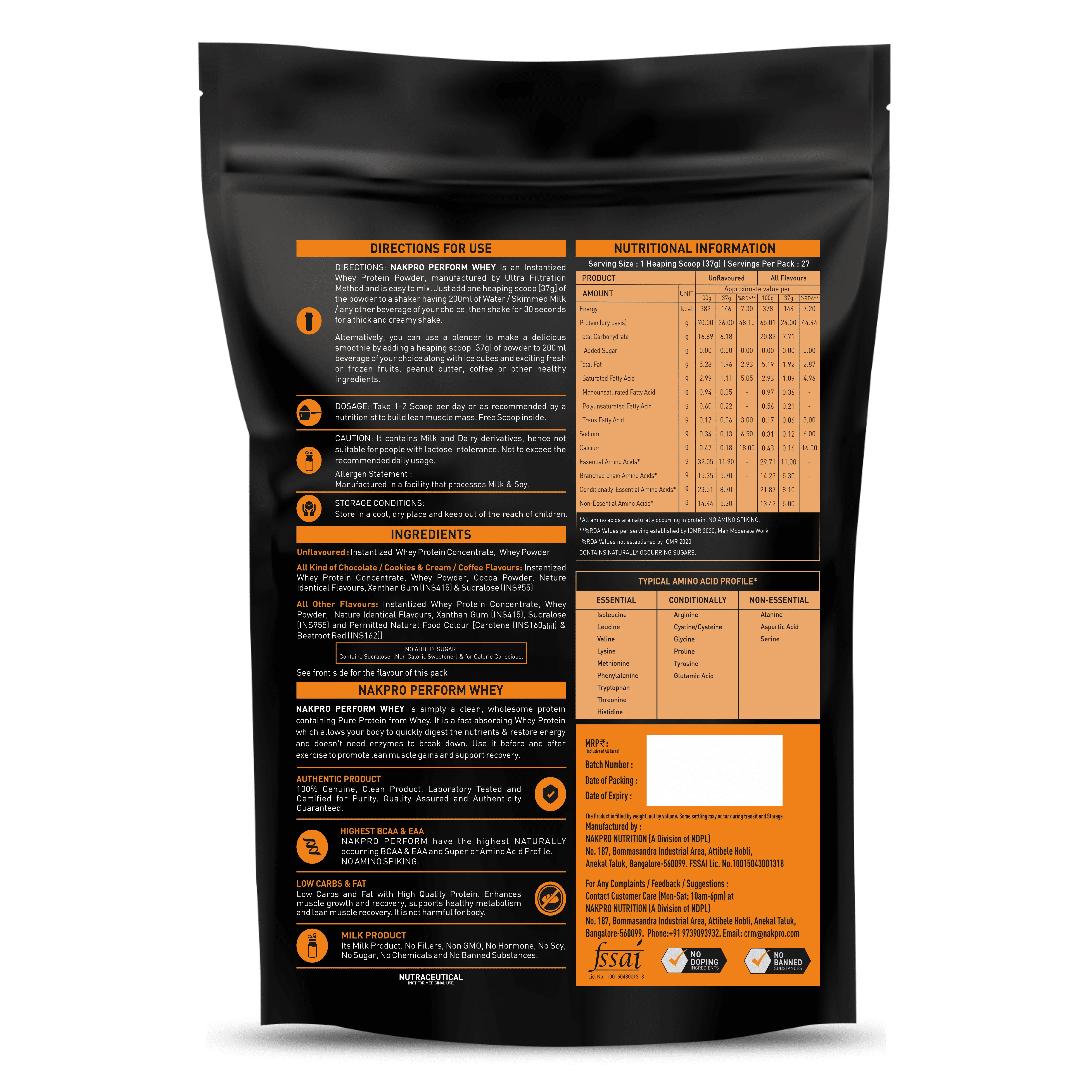 Perform Whey Protein Concentrate - Image 32