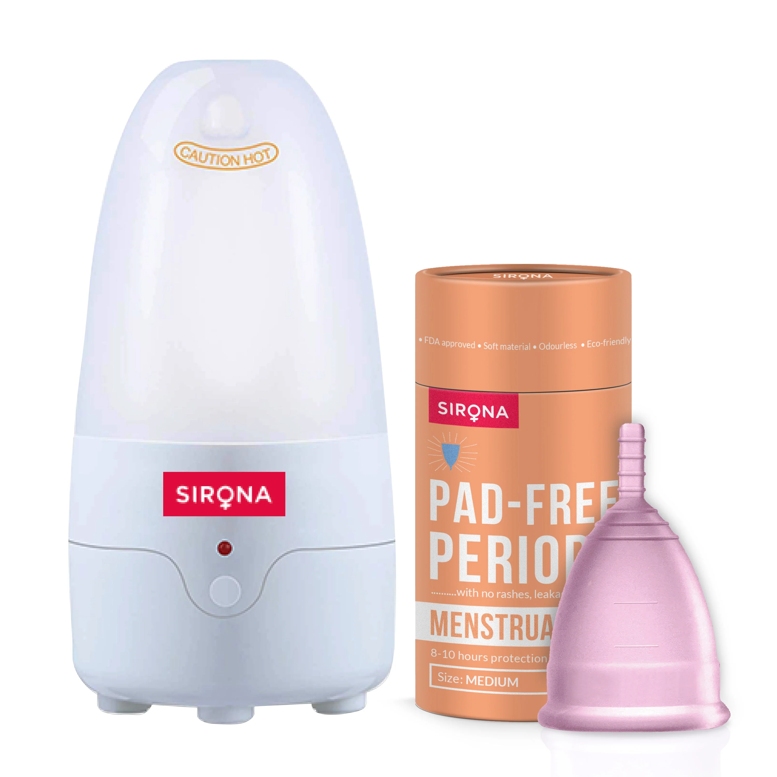 Period Cup Care Kit - Cup With Menstrual Cup Sterilizer (Kills 99% Germs in 3-Minutes) - Image 136