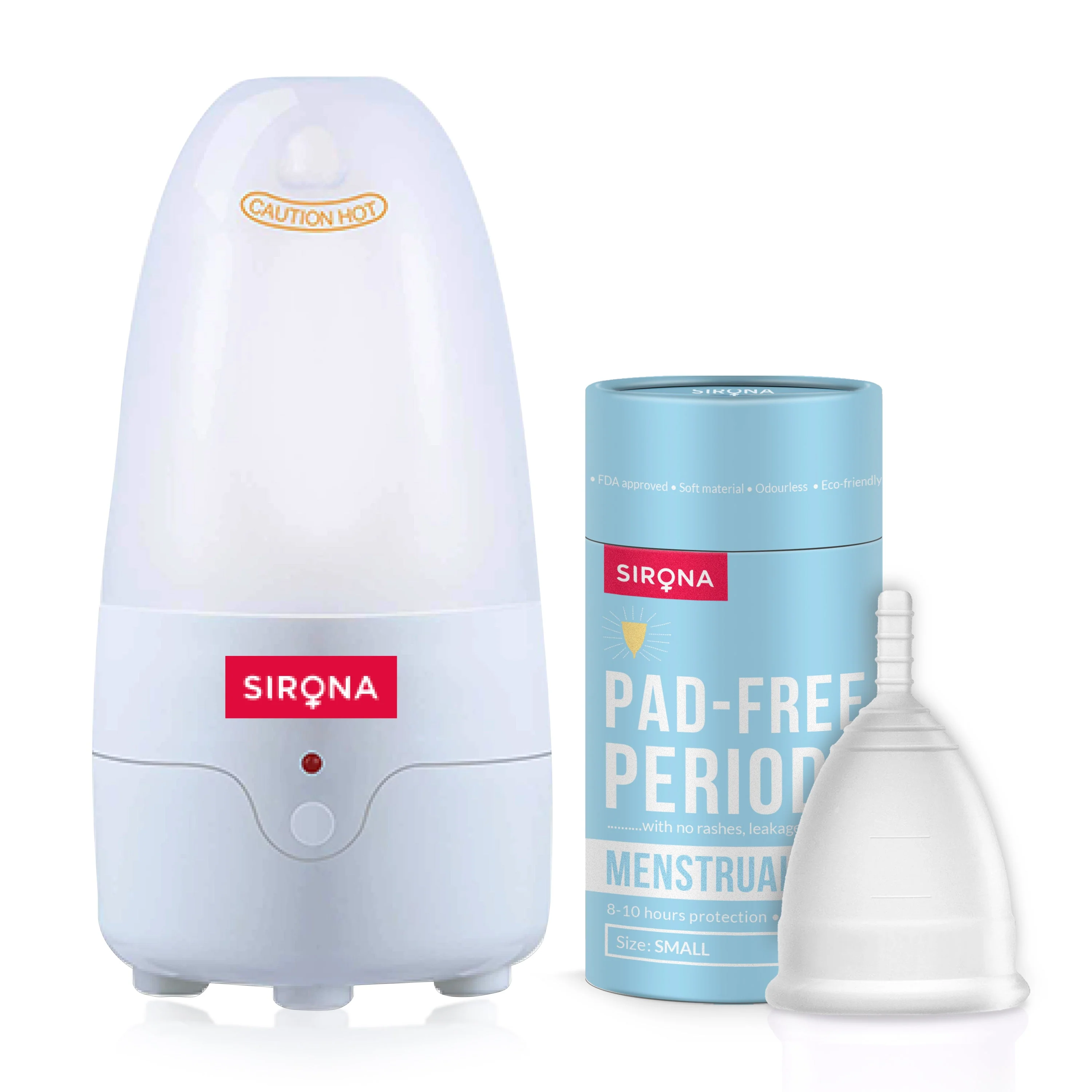 Period Cup Care Kit - Cup With Menstrual Cup Sterilizer (Kills 99% Germs in 3-Minutes) - Image 155