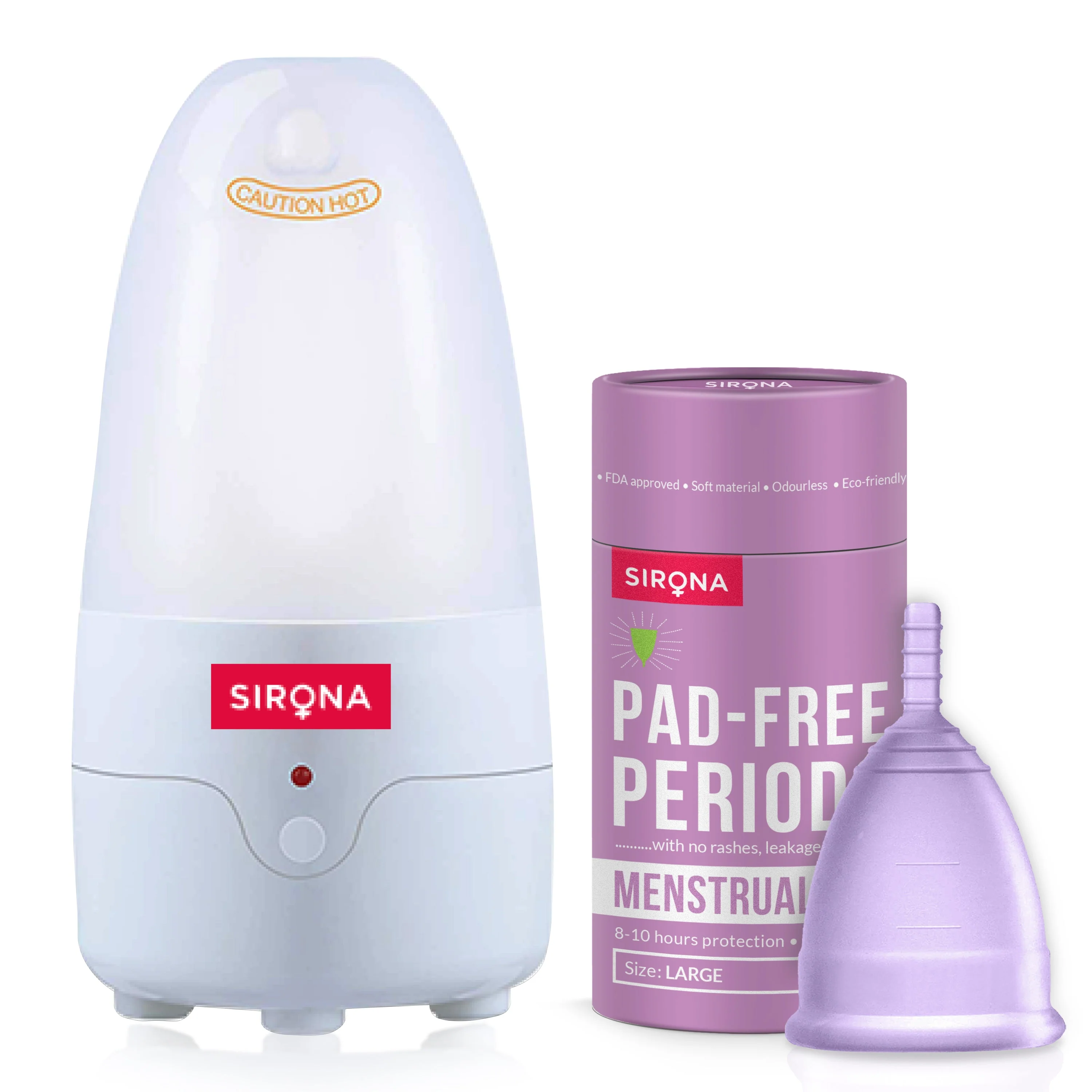 Period Cup Care Kit - Cup With Menstrual Cup Sterilizer (Kills 99% Germs in 3-Minutes) - Image 56