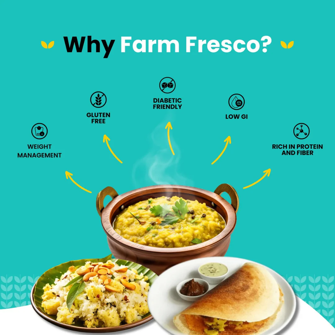 Phew Diabetics Trio! (Kodo Khichdi | Multi Millet Dosa | Sorghum & Oats Upma) 165G | Pack of 3 - Image 5