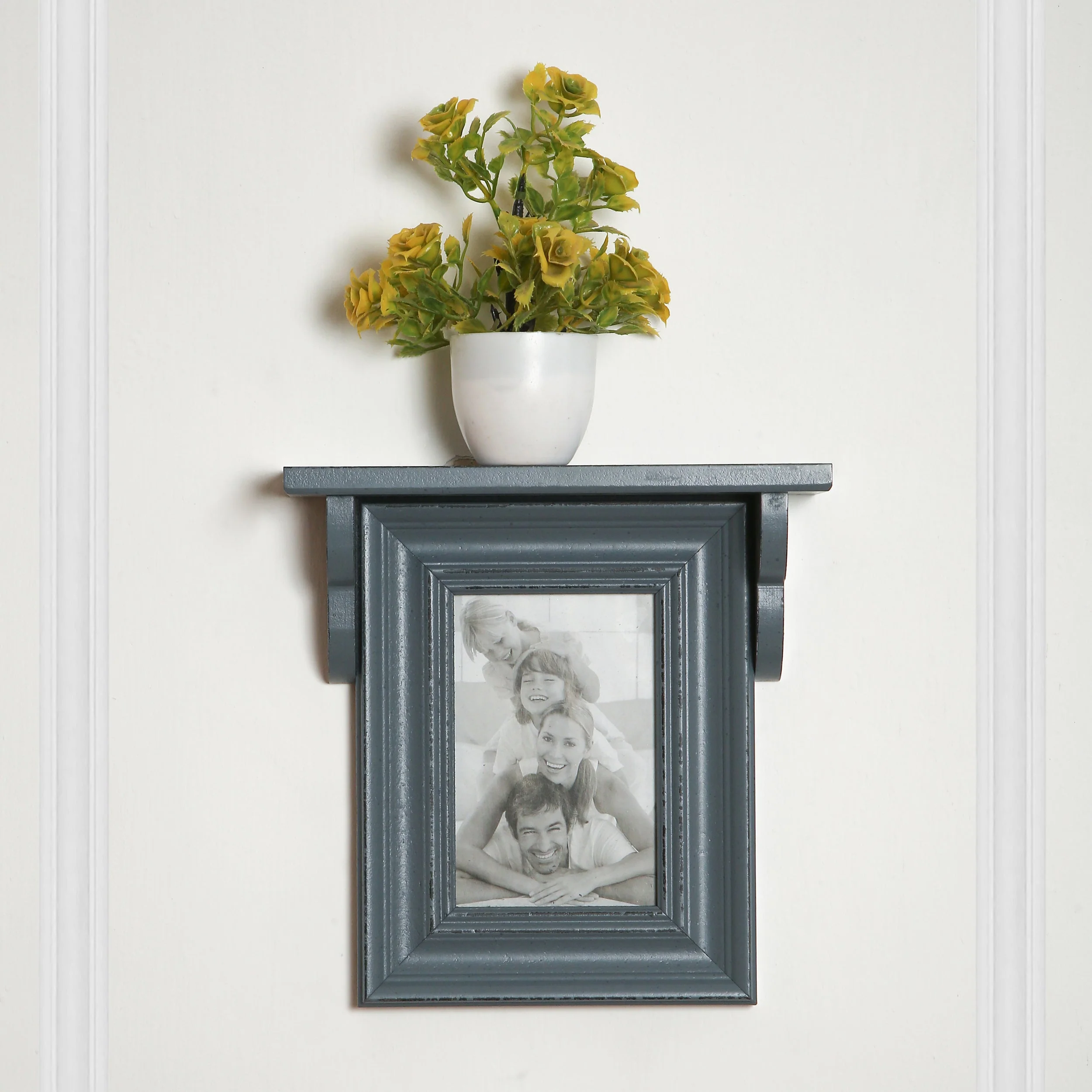 Photoframe with wooden shelf - Image 4