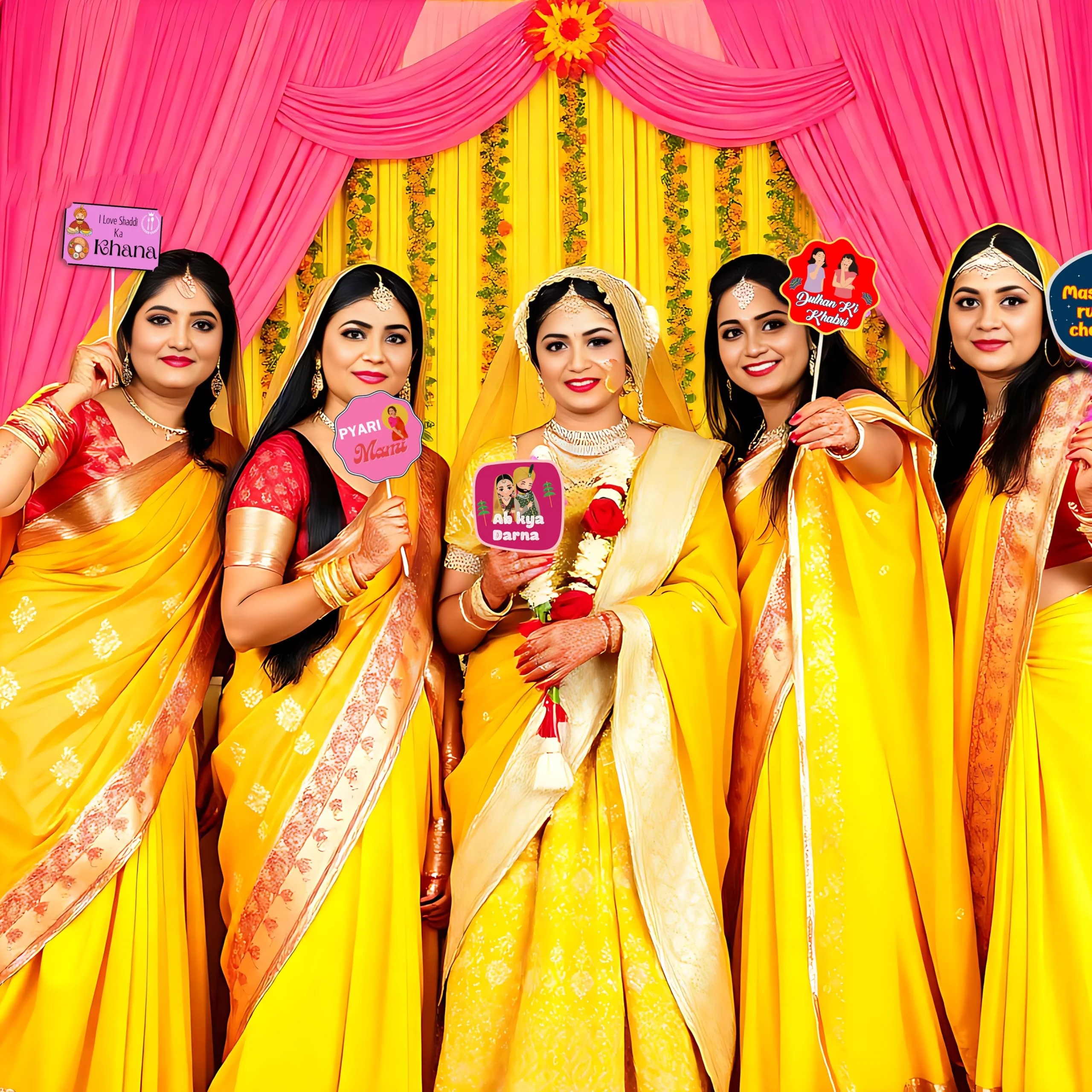 Photoshoot Props on Haldi and Mehendi Ceremony - Image 4