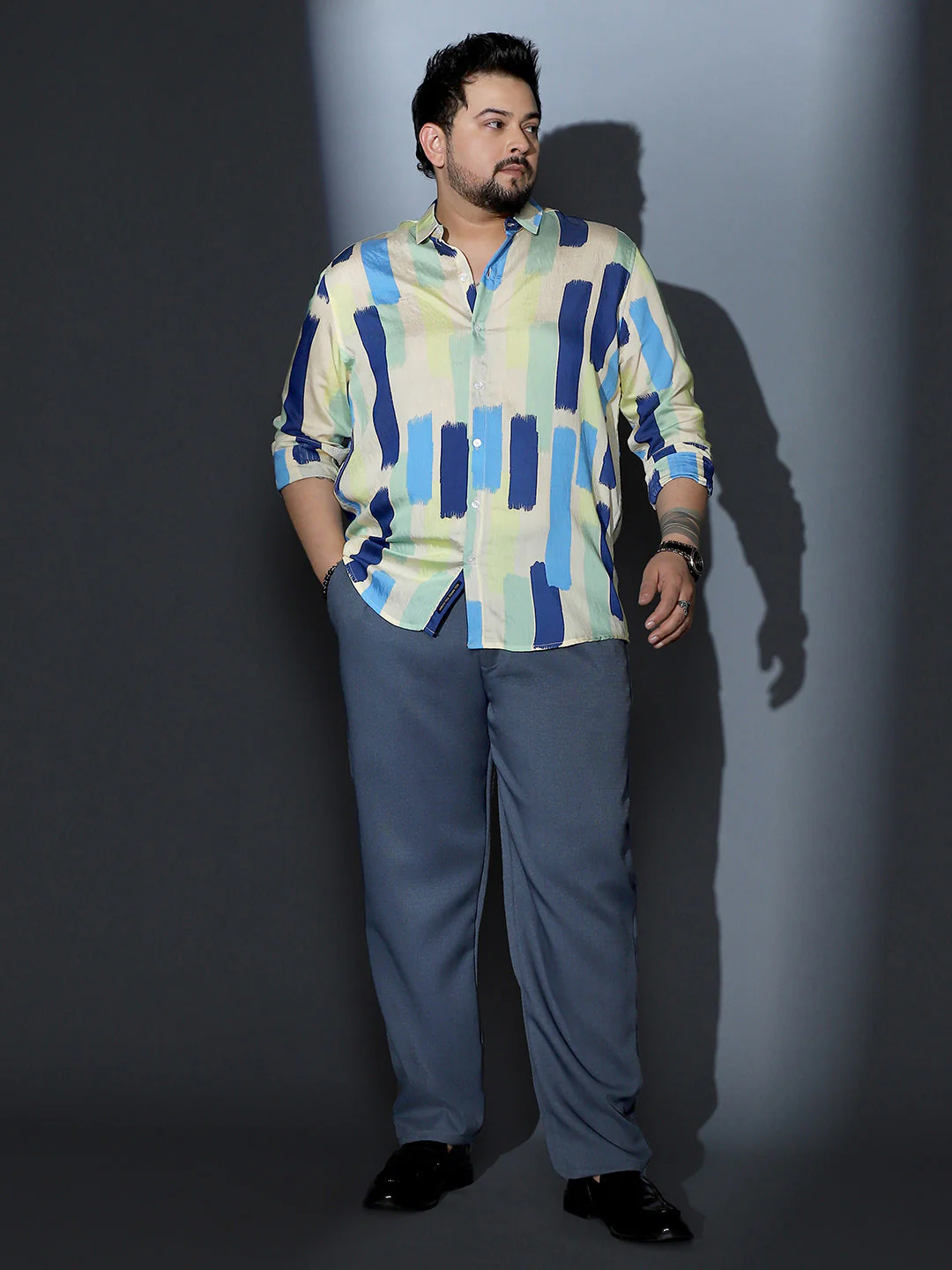 Pigment-Strokes Imprint Shirt - Image 5