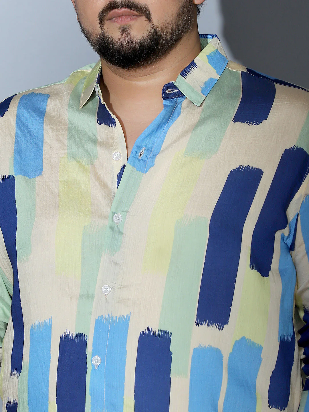 Pigment-Strokes Imprint Shirt - Image 7