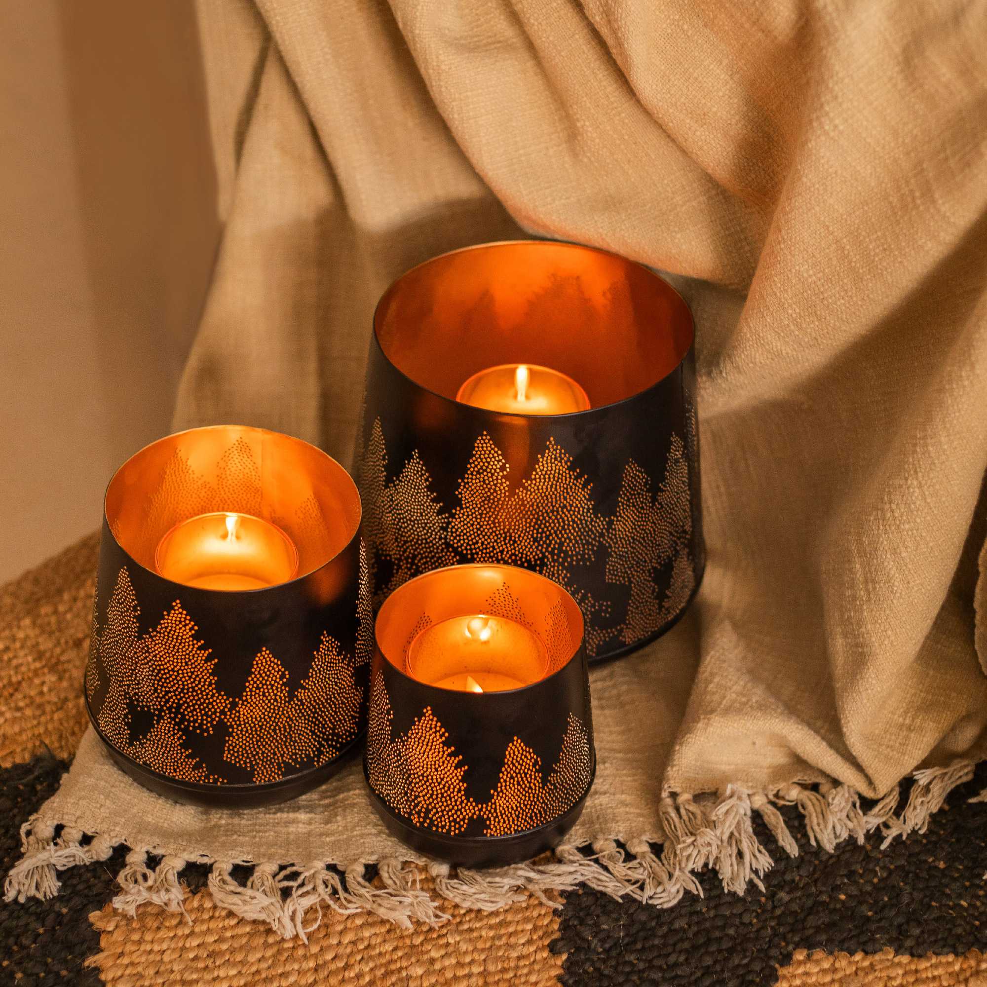Pin Tree Metal Candle Holder - Image 3