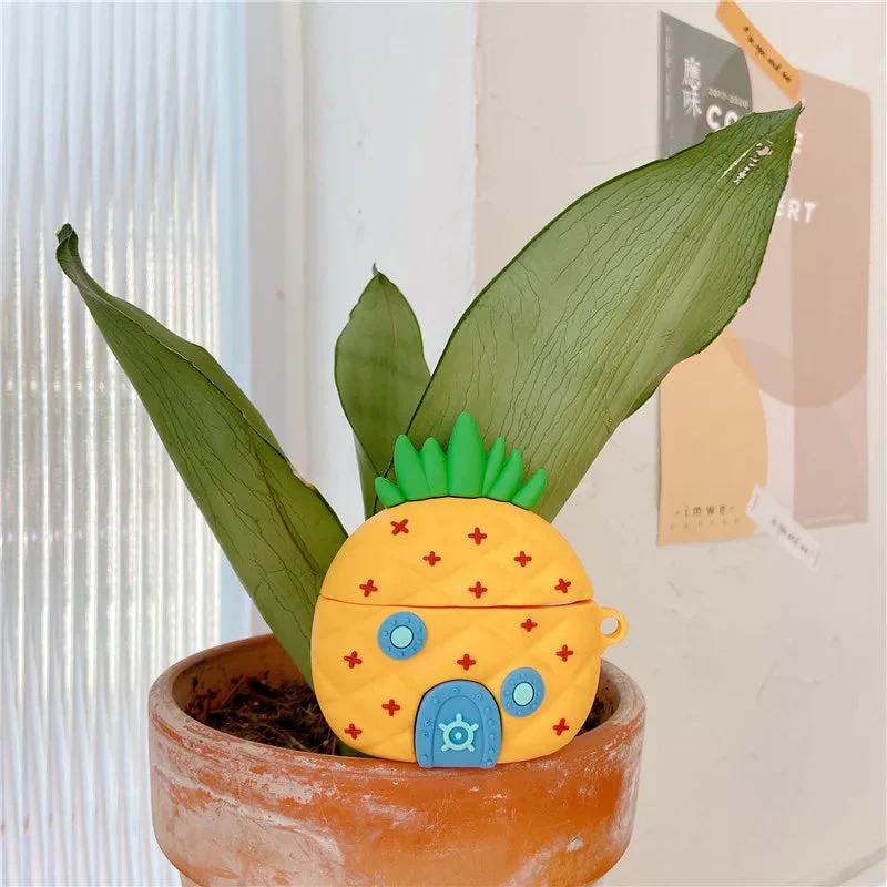 Pineapple Airpods Cover for Apple AirPods -  Premium Silicone Case Cover - Coverner - Image 3