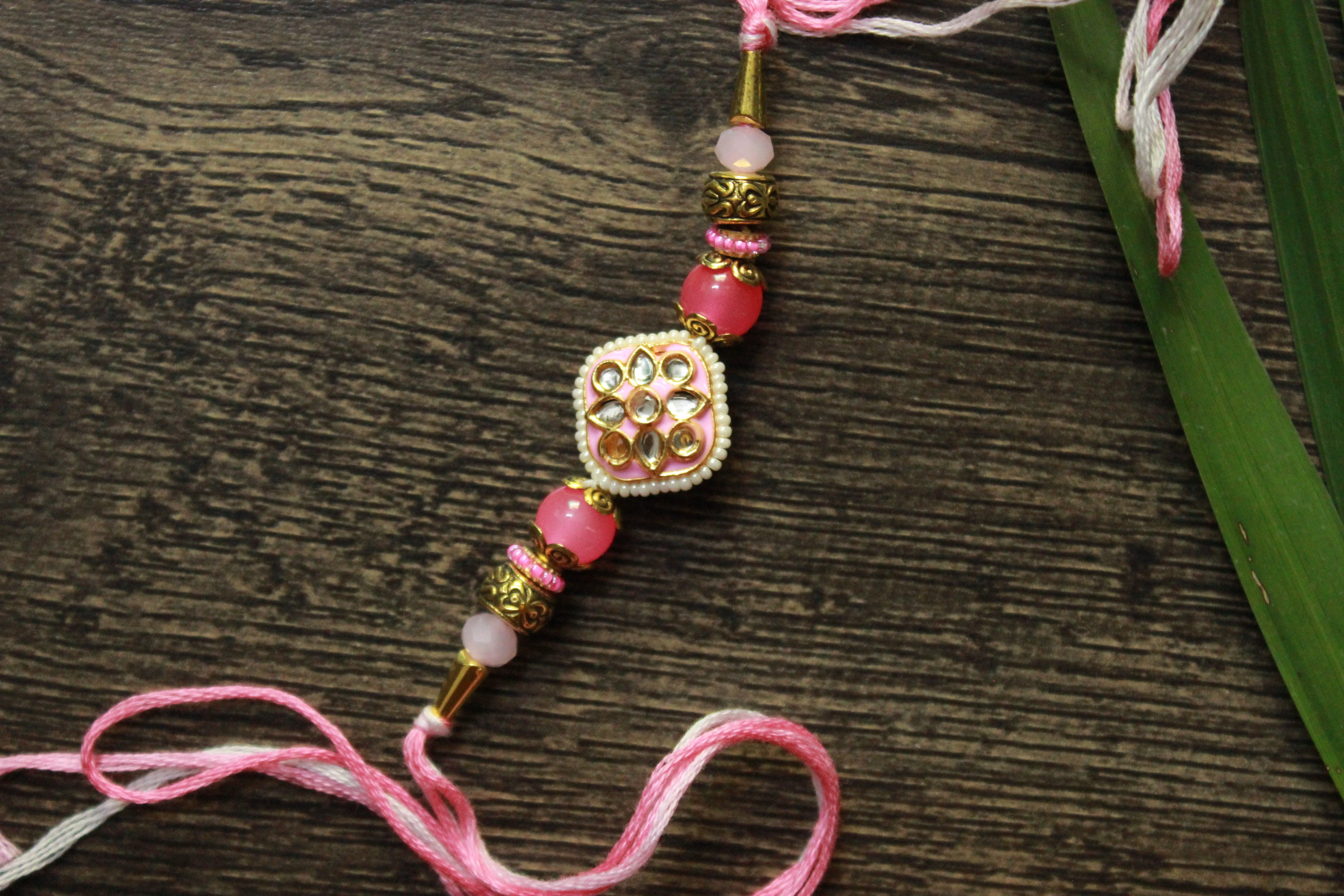 Pink Lumba Rakhi Set - Image 2