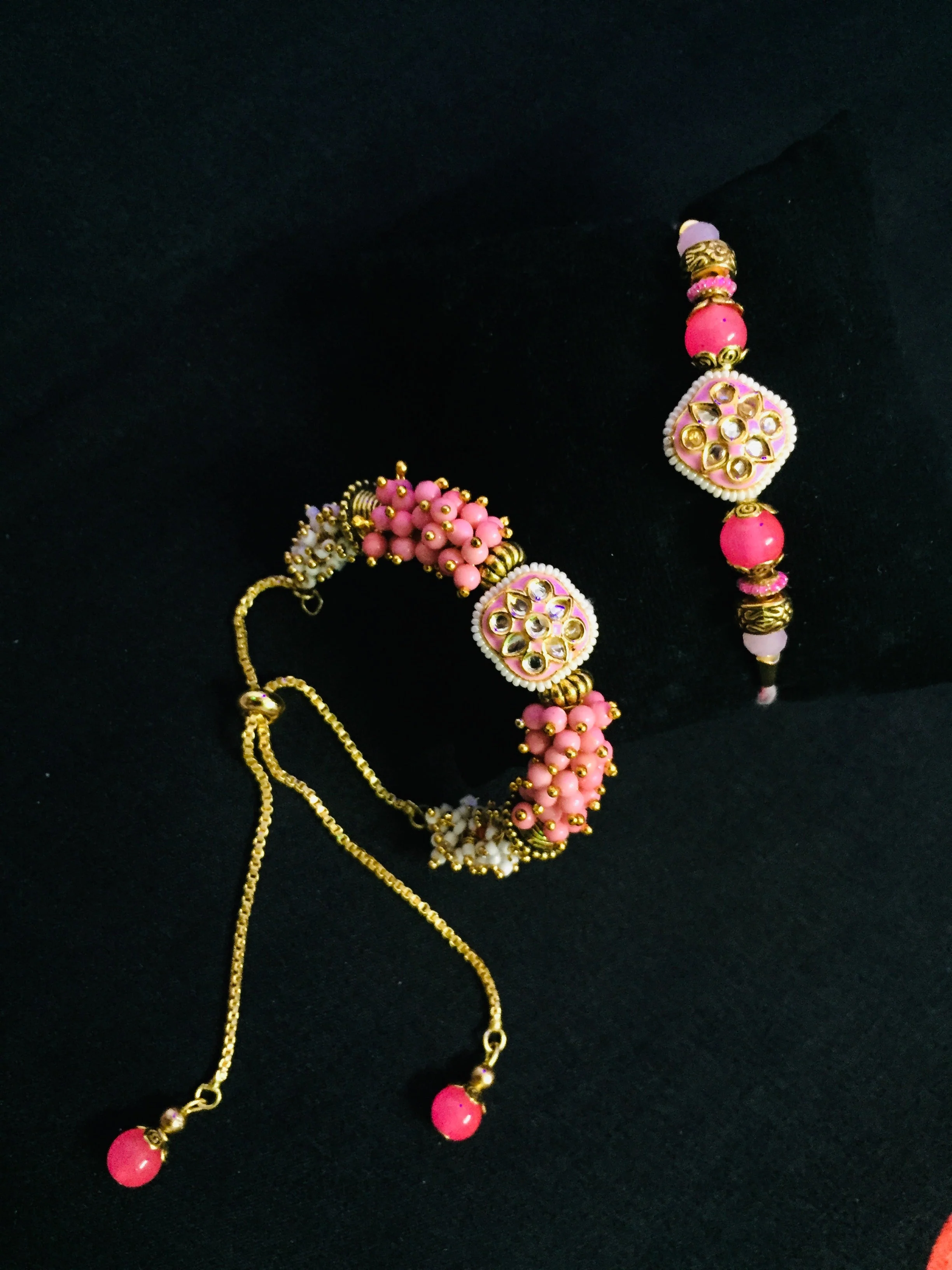 Pink Lumba Rakhi Set - Image 3