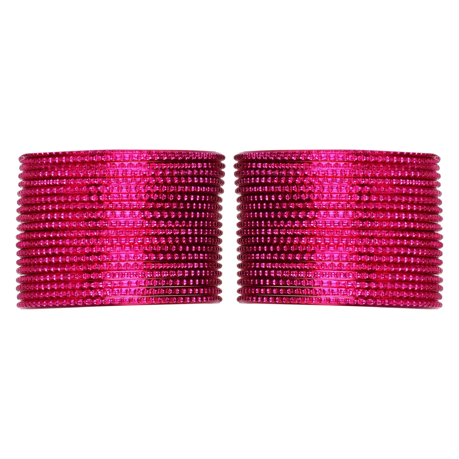 Pink Metal Bangles Set (36 Pcs) – Vibrant & Elegant Jewelry - Image 3