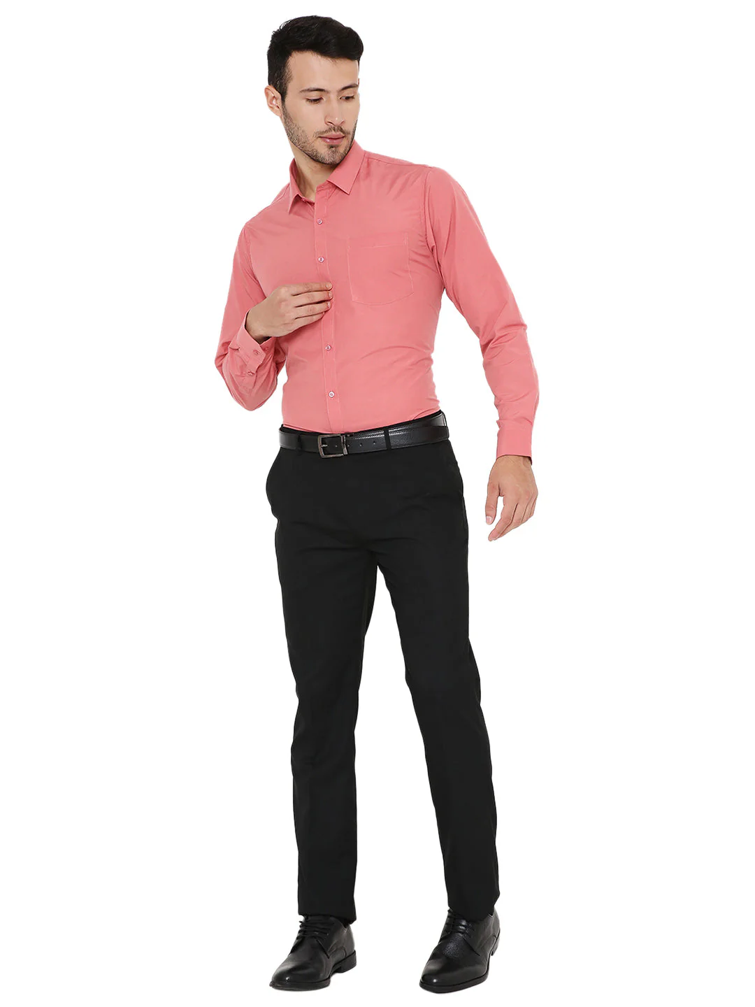 Pink Solid | Slim Fit | Formal Shirt - Image 6