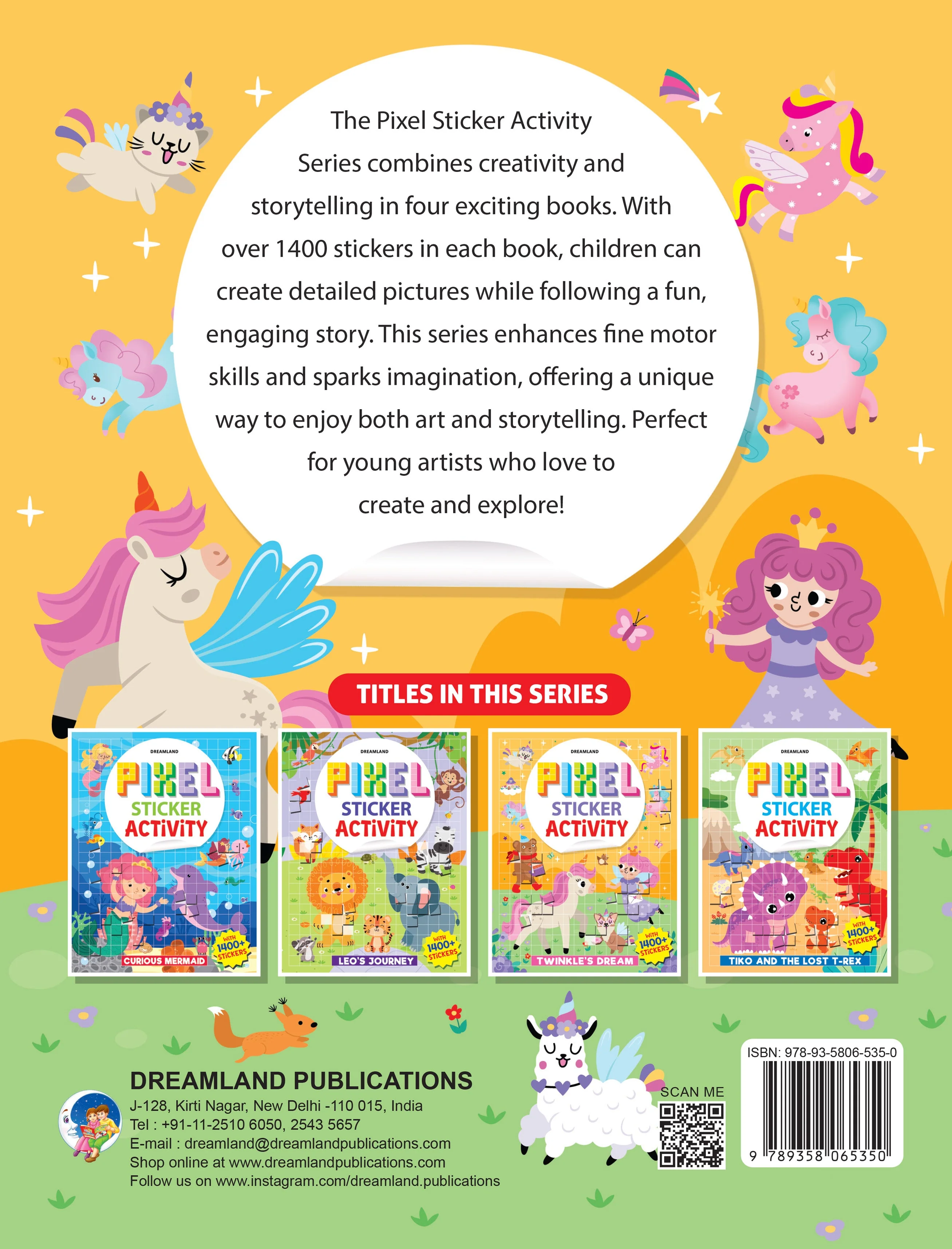 Pixel Sticker Activity Book: Twinkle's Dream – Over 1,400 Stickers for Kids Age 4+ | Magical Pixel Art Scenes, Sticker Puzzles - Image 2