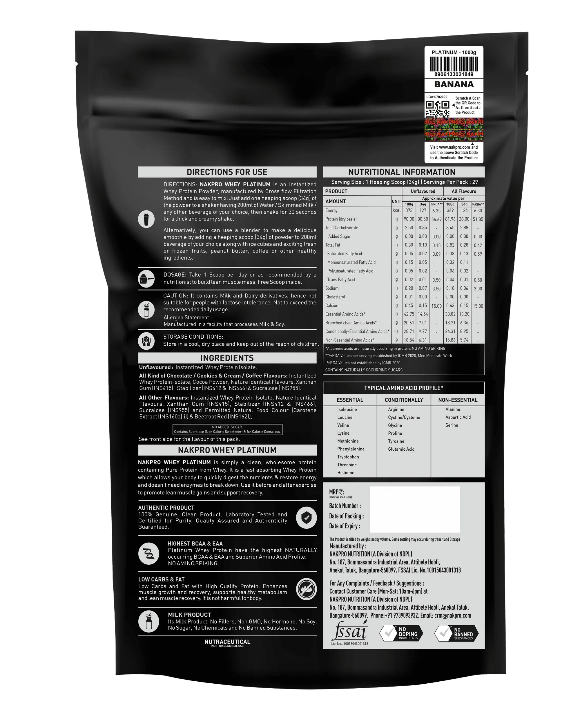 Platinum 100% Whey Protein Isolate - Image 121