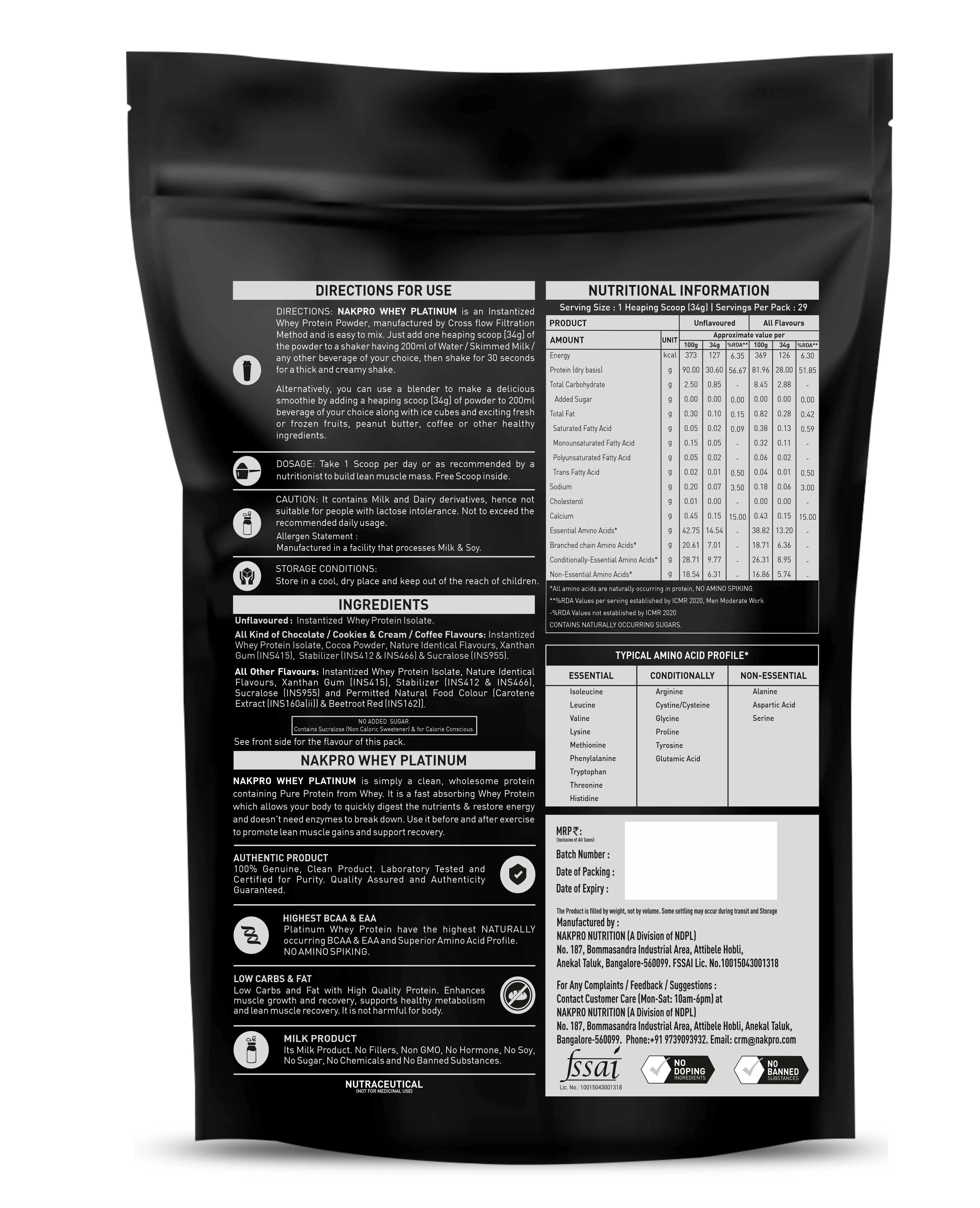Platinum 100% Whey Protein Isolate - Image 179