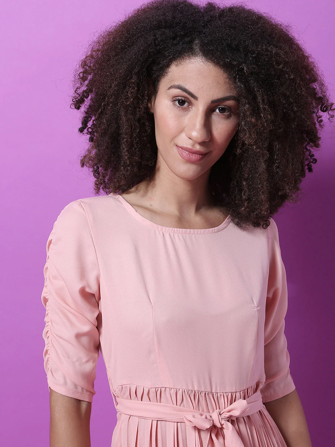 Pleated Midi Dress - Image 6