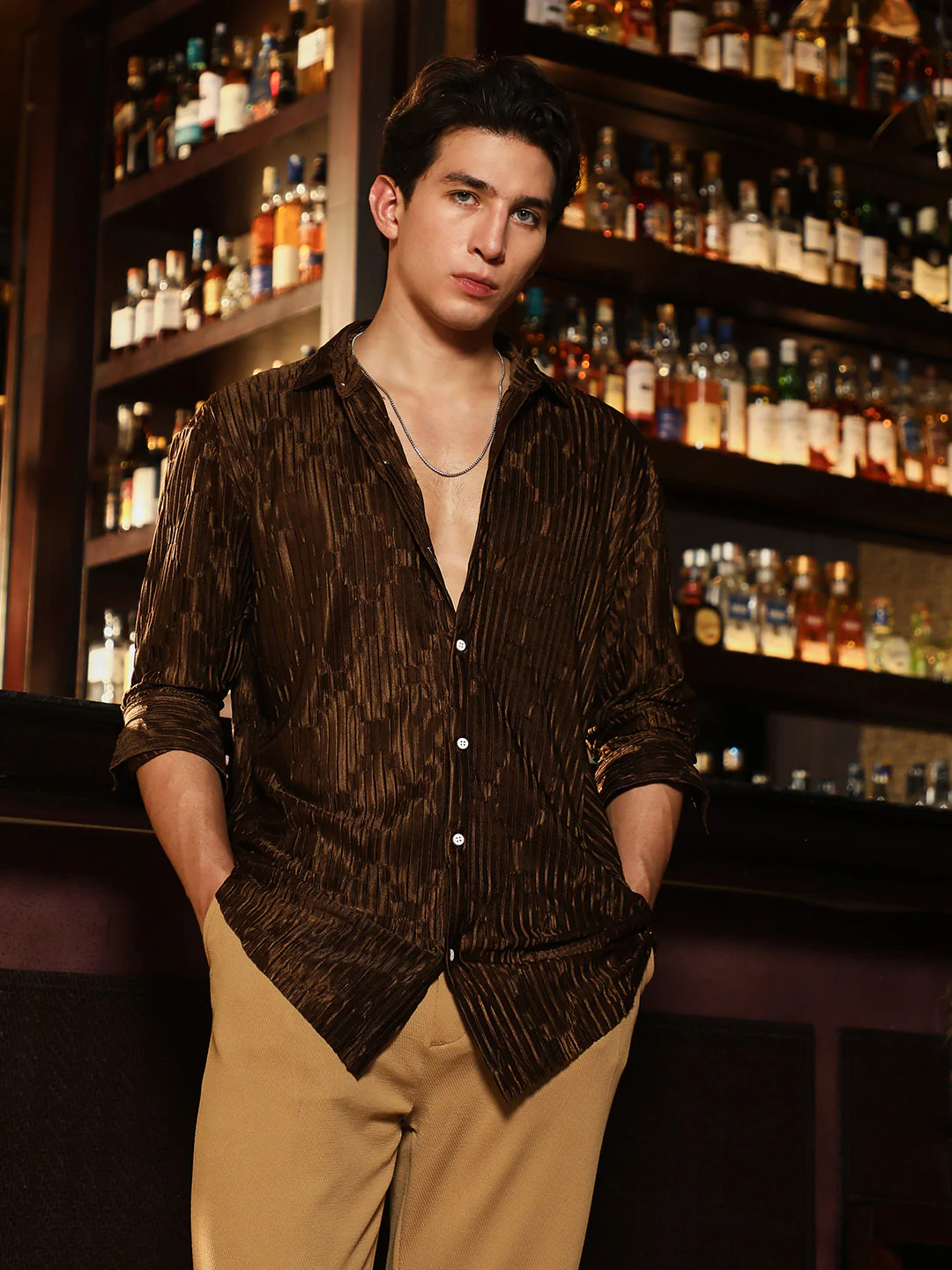 Pleated-Rhombus Shirt - Image 2